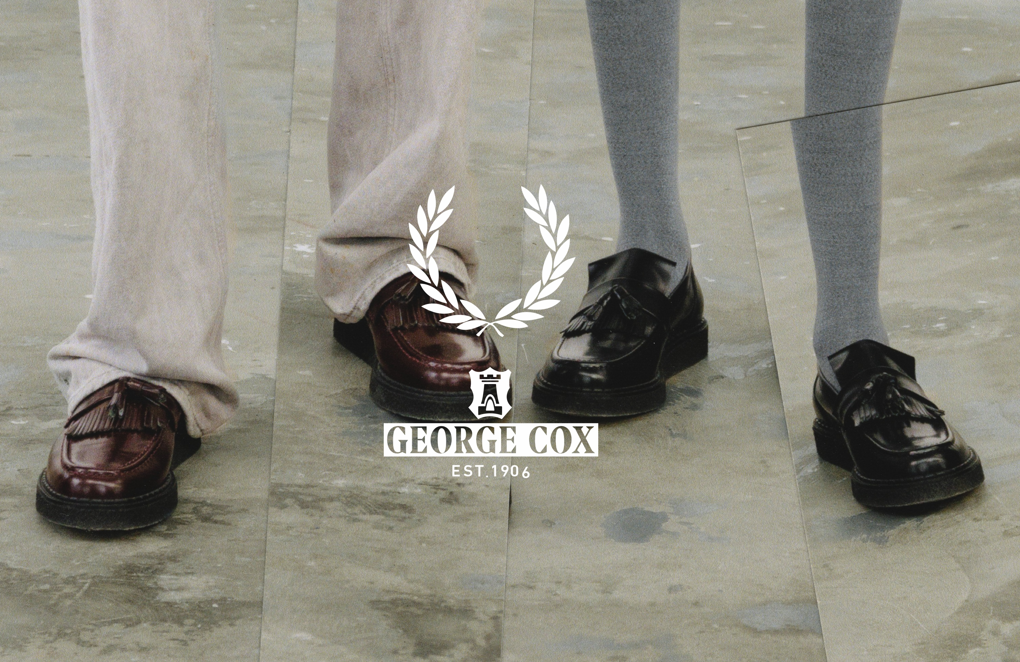 Fred perry george 2025 cox creeper mid leather