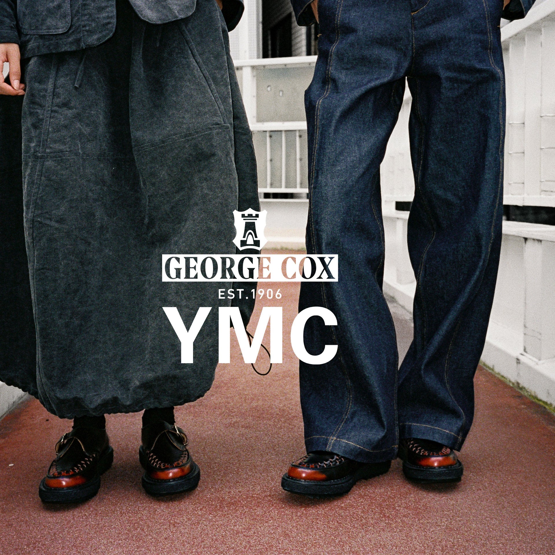 George Cox x Fred Perry Sand Canvas Monkey Boot