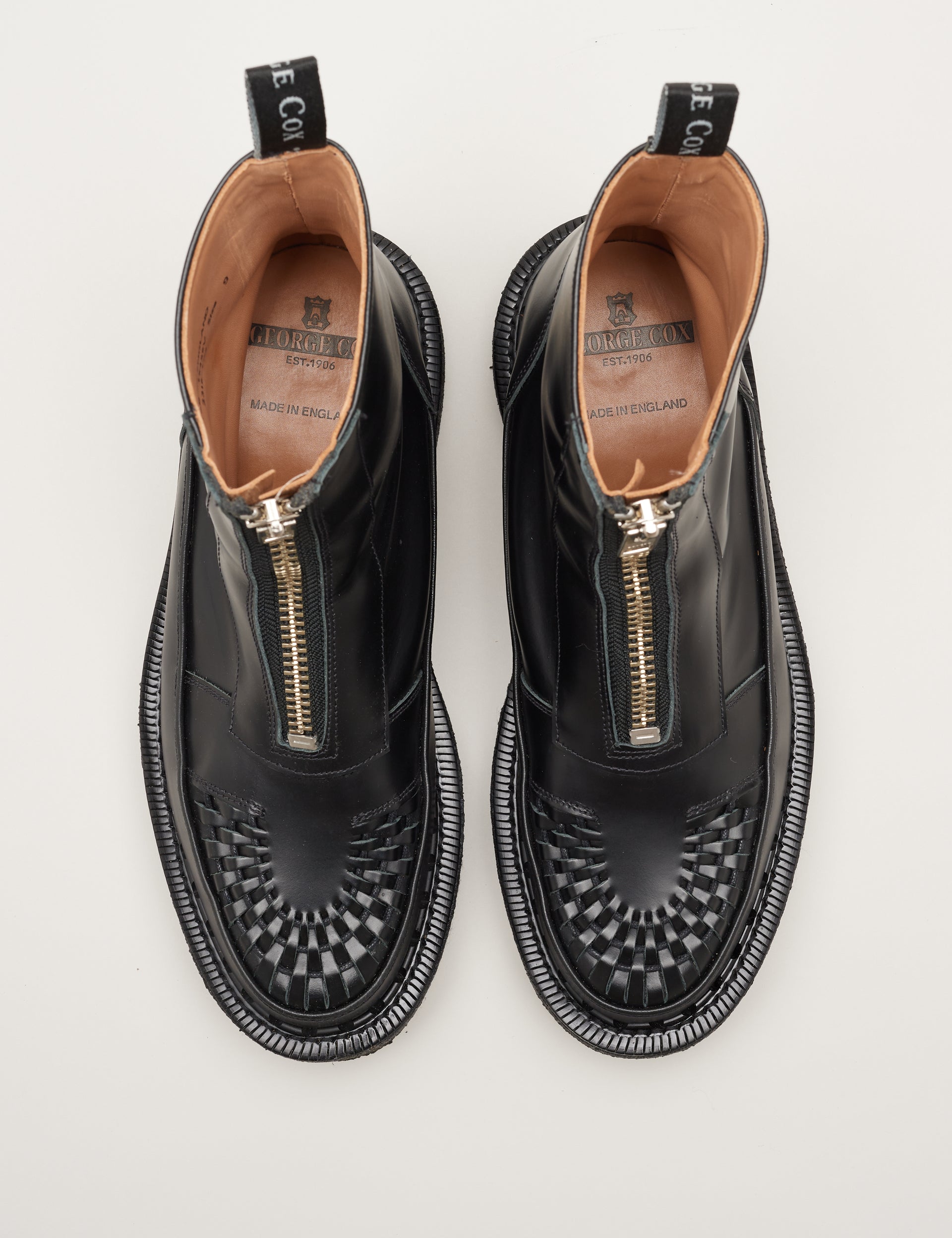 Skipton Zip Boot Black – George Cox