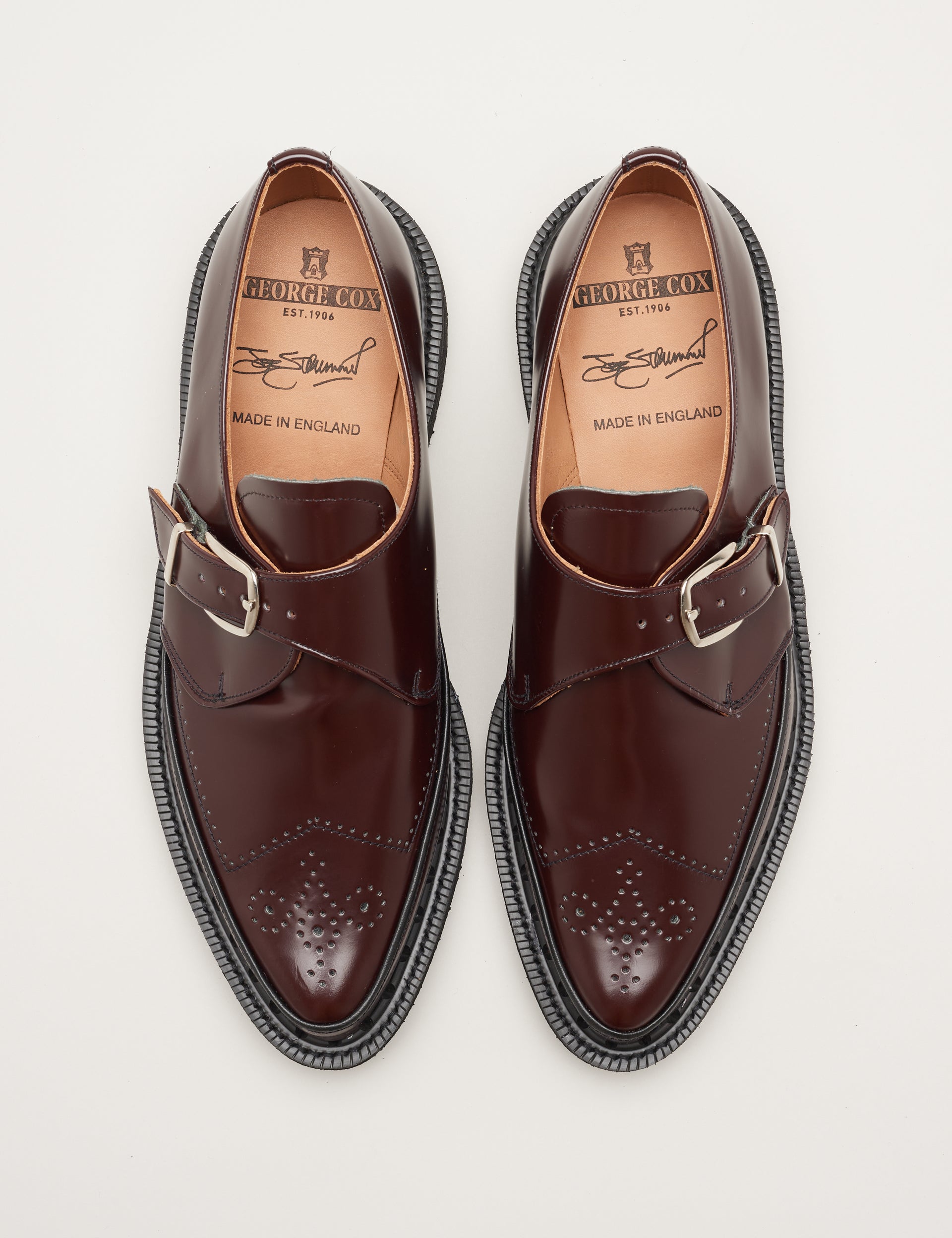 Strummer Monk Oxblood