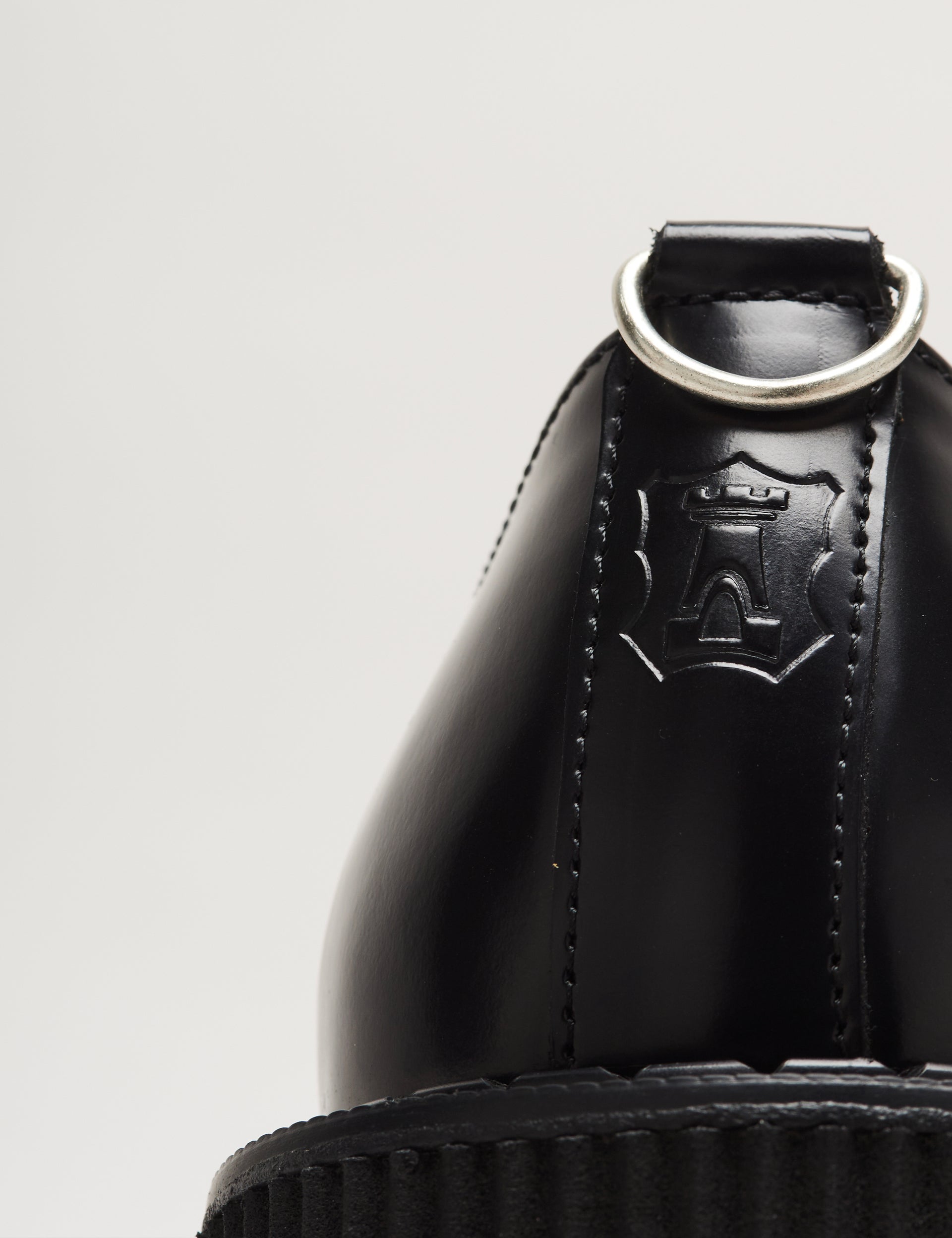 4 Eyelet Derby Black