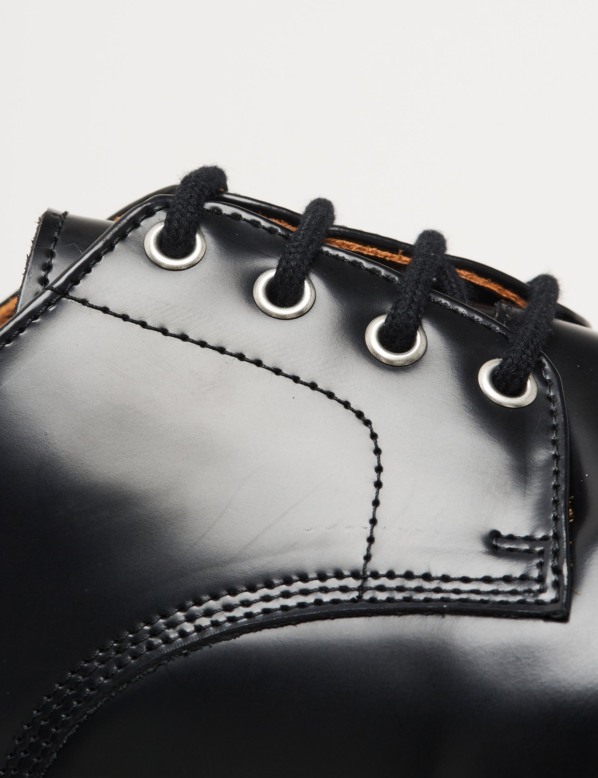 4 Eyelet Derby Black