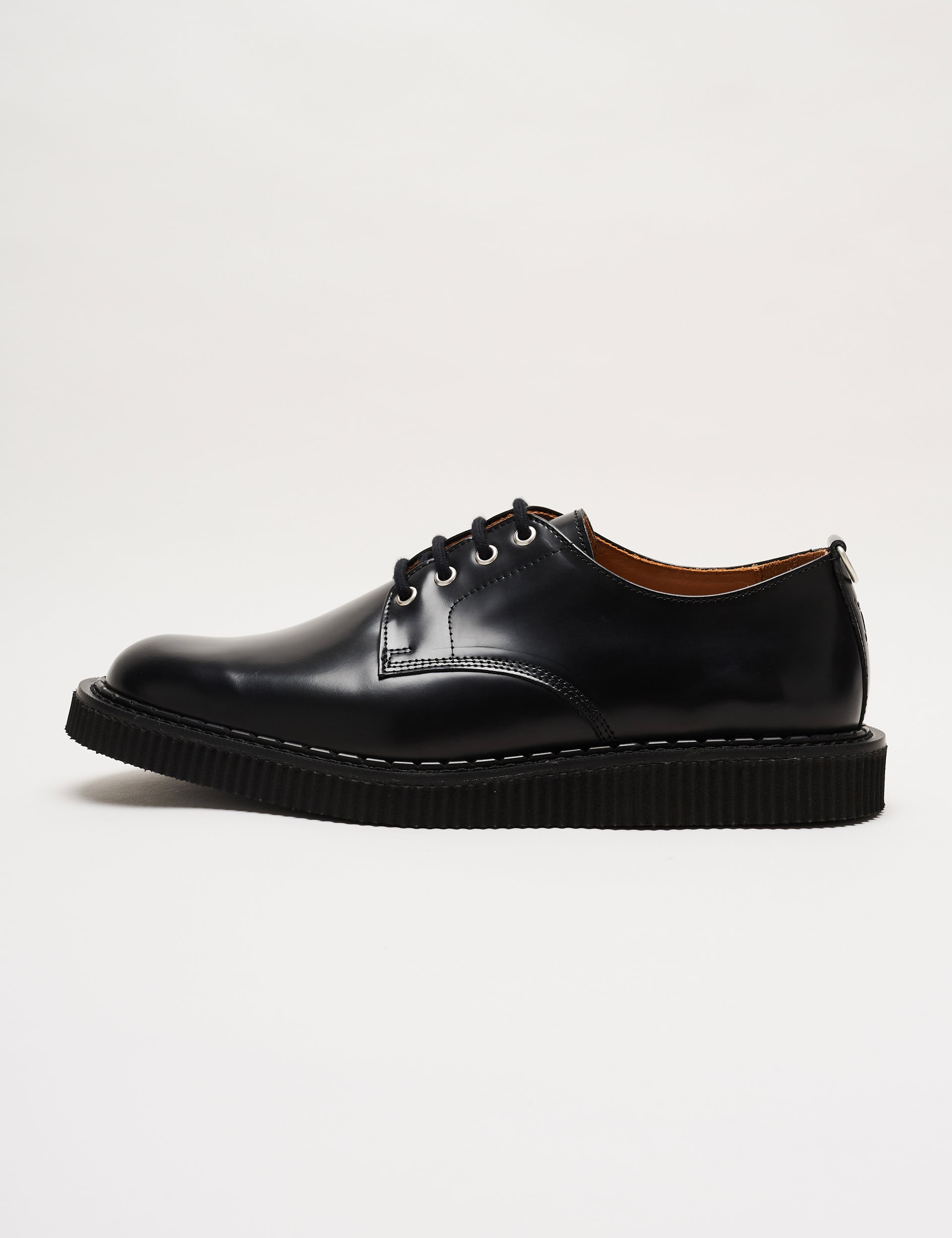 4 Eyelet Derby Black