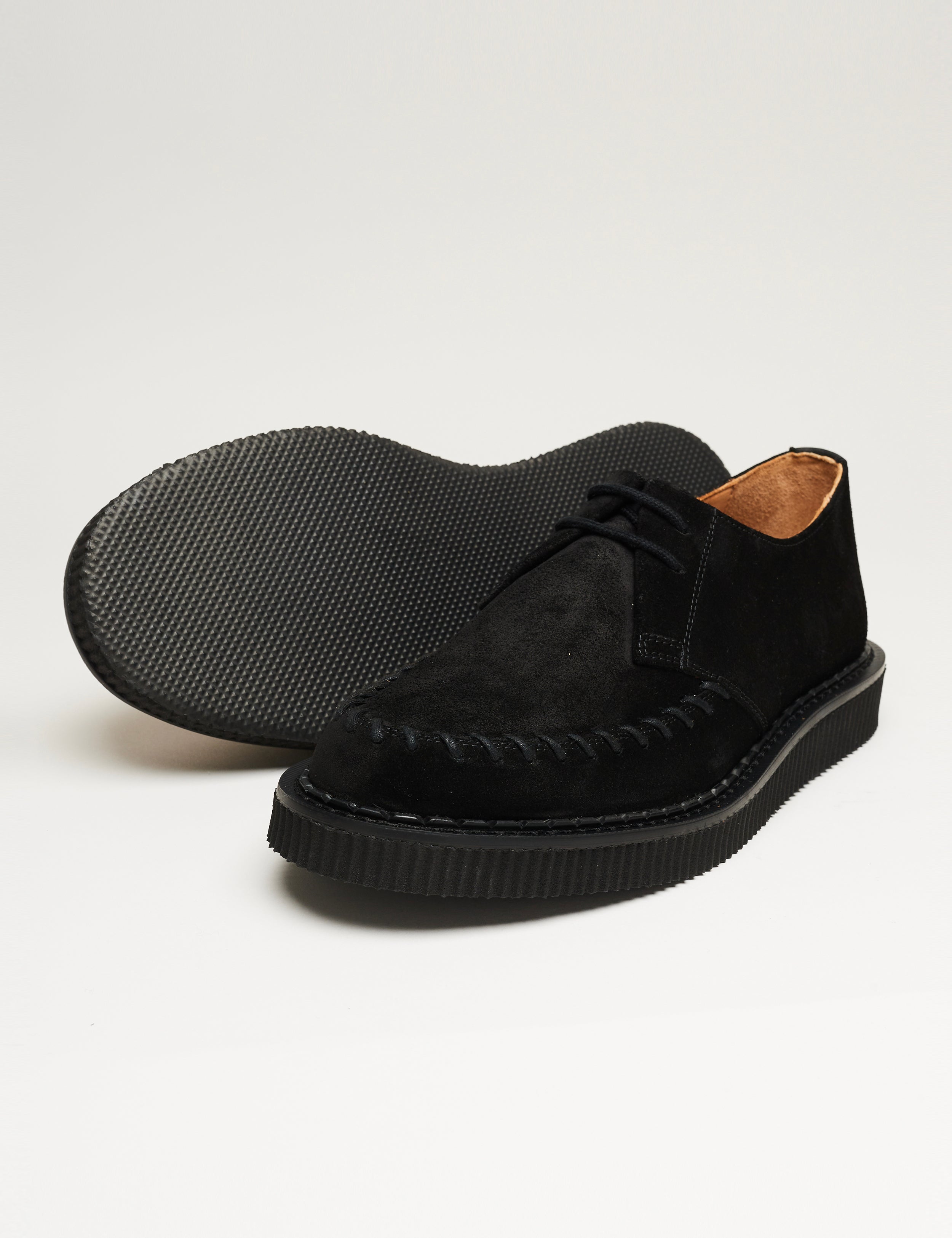 Dulley Black Suede – George Cox