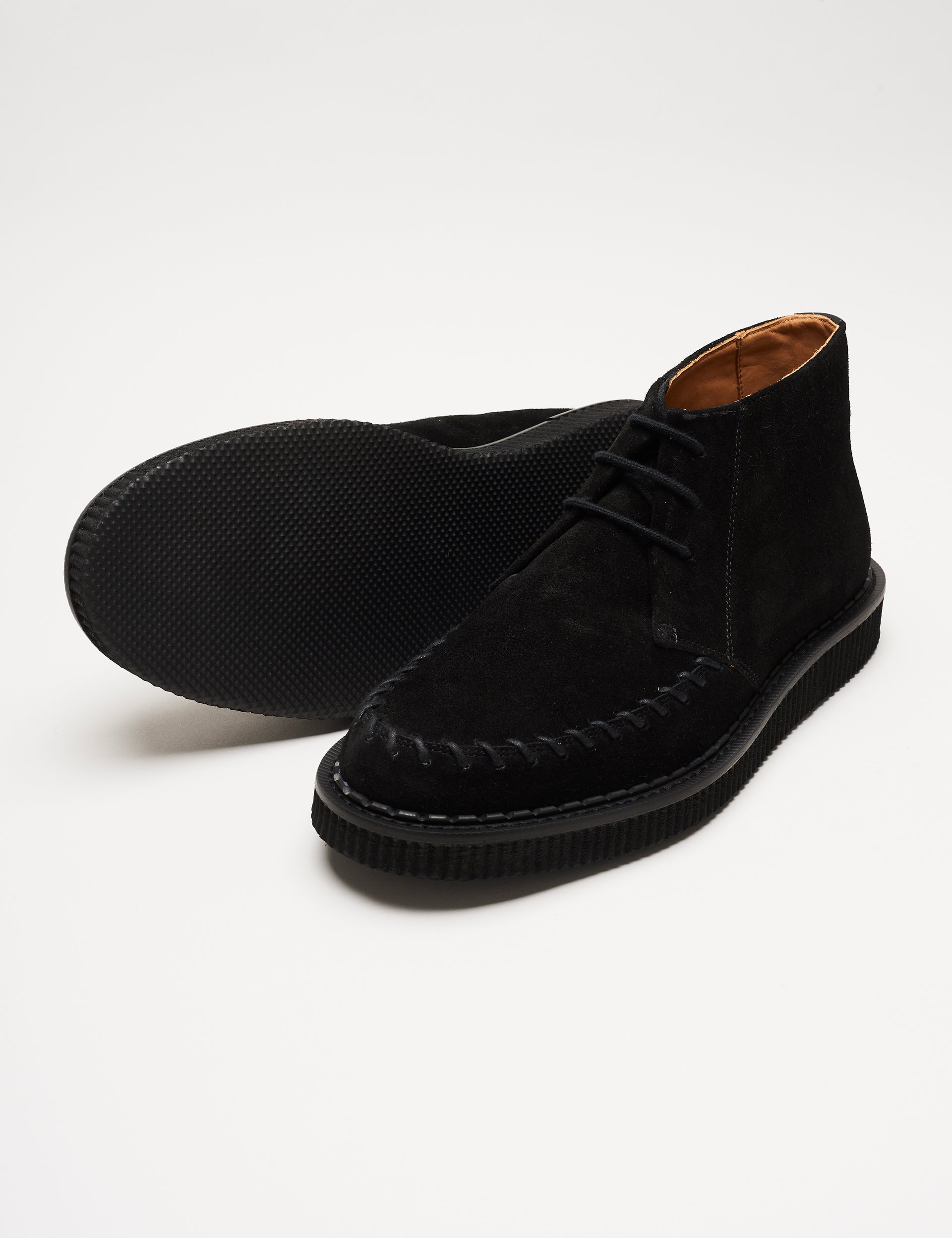 Dulley Chukka Black Suede