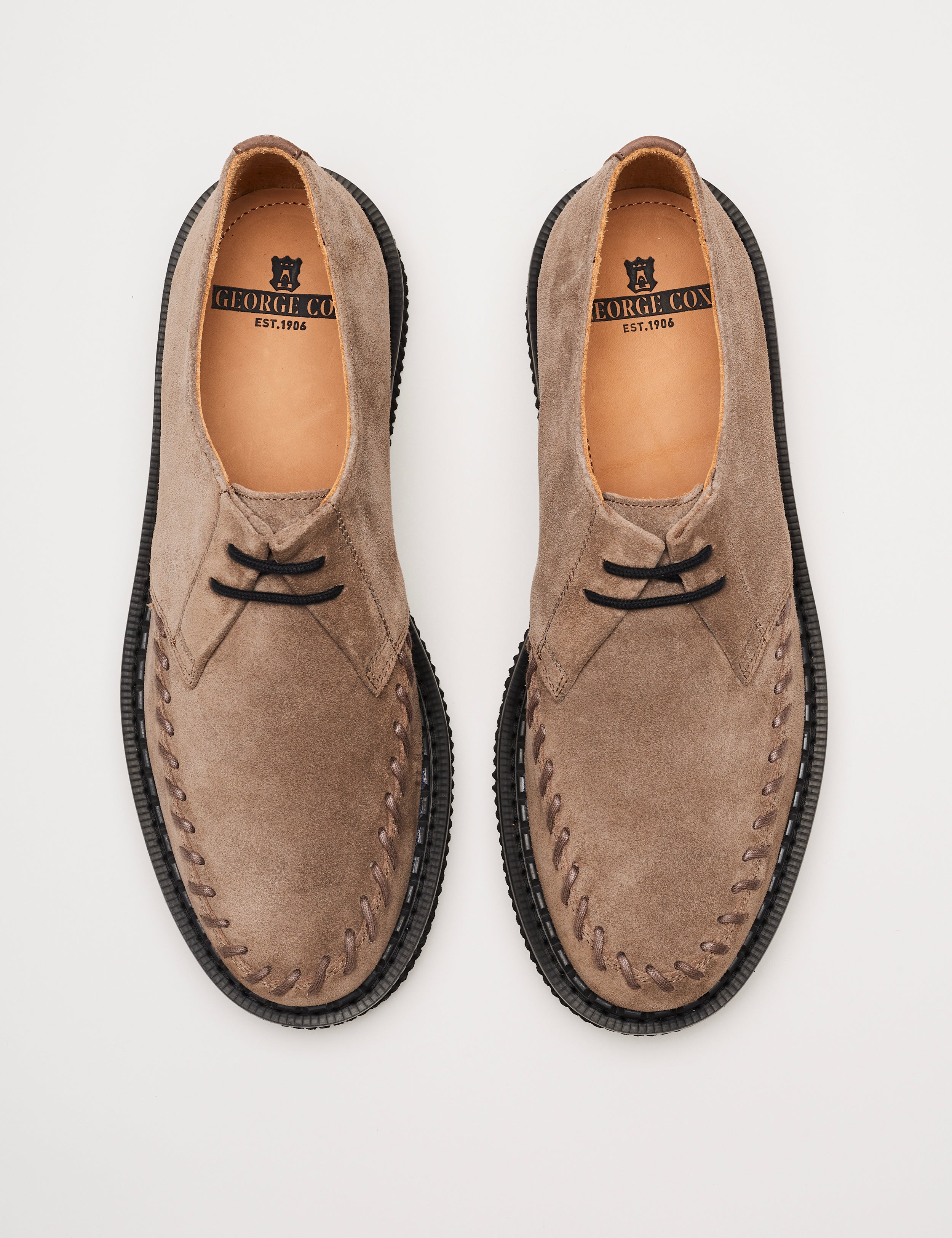 Dulley Chukka Dark Green Suede – George Cox