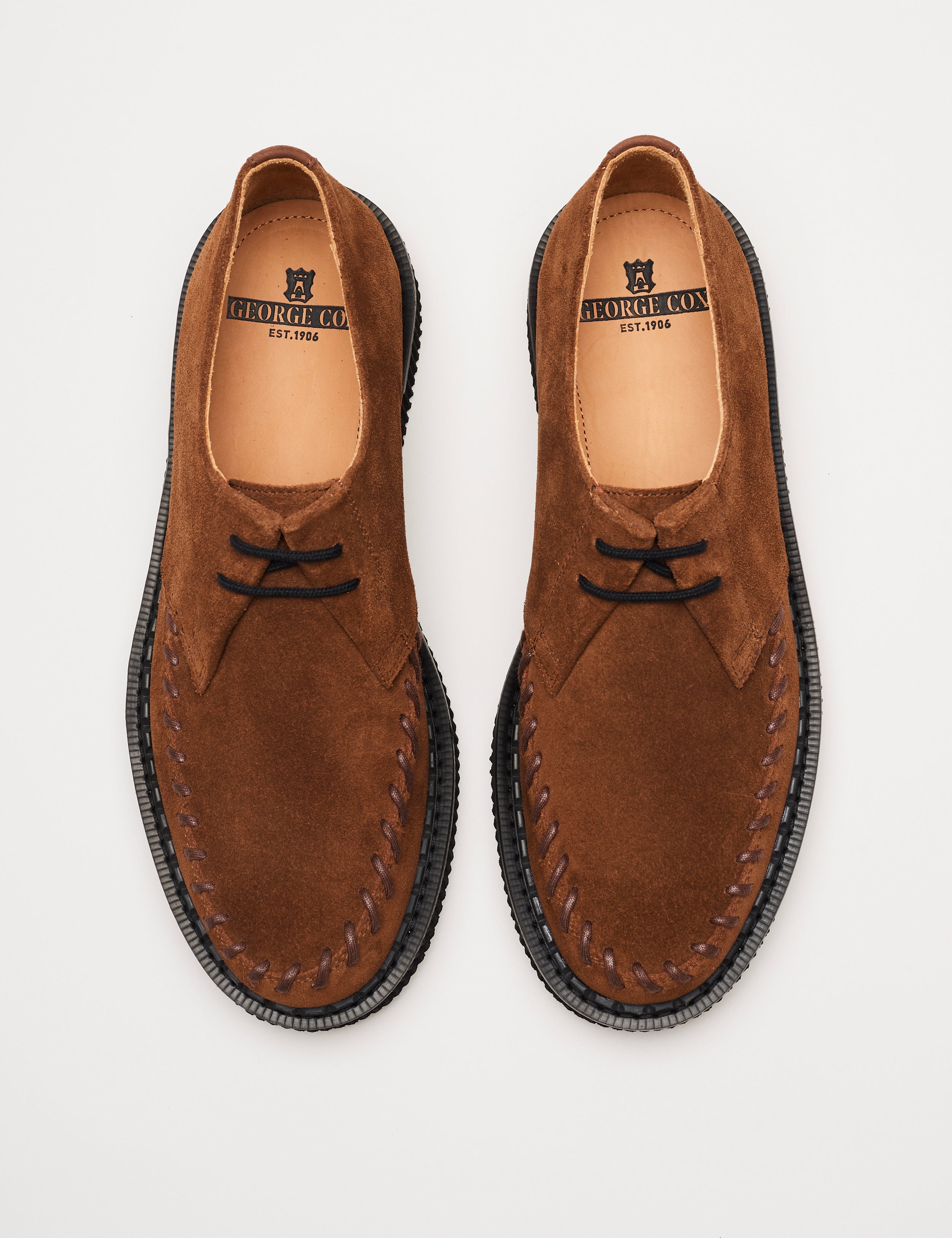 Dulley Black Suede – George Cox