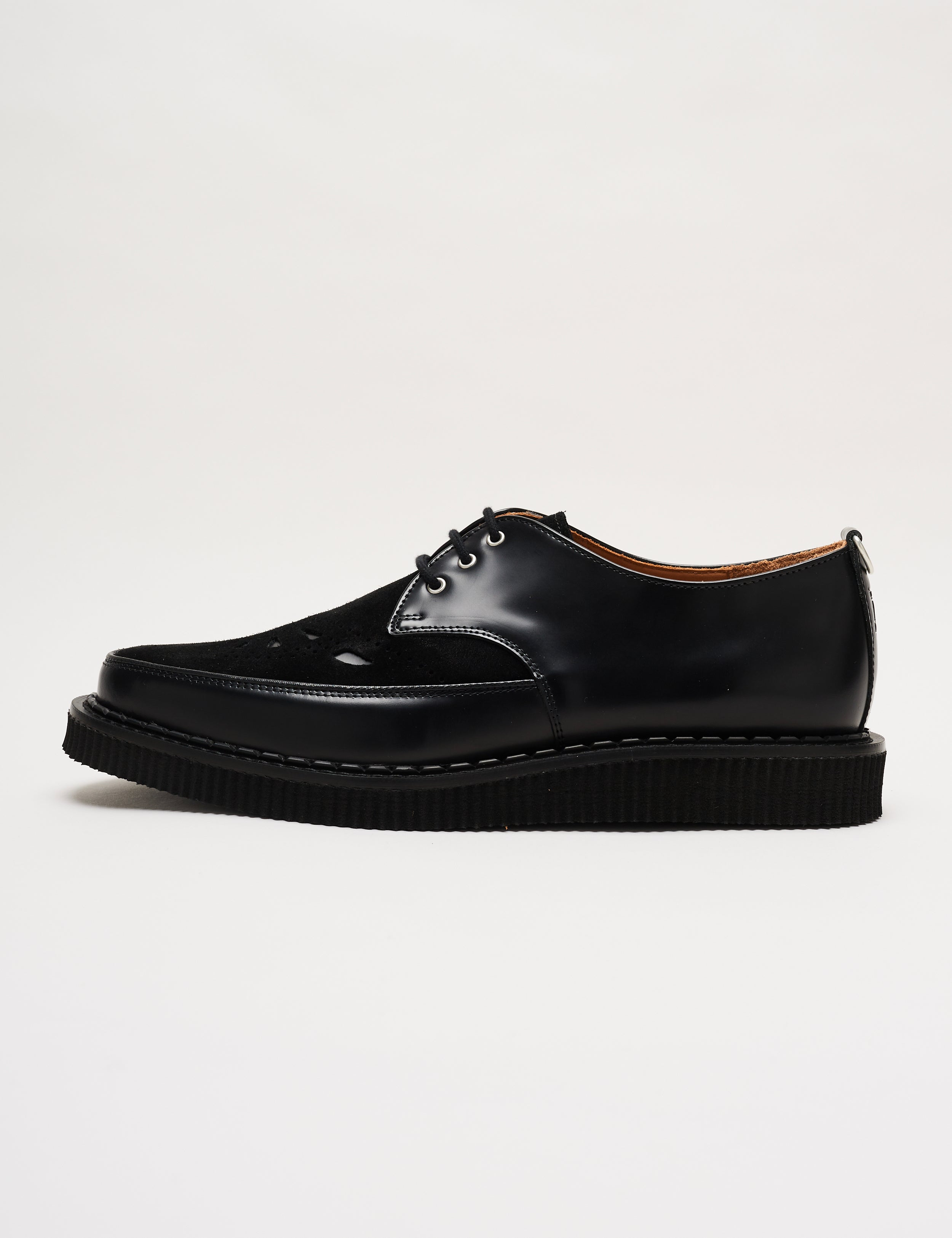E COX 革靴 Elsden Black/Suede – George Cox