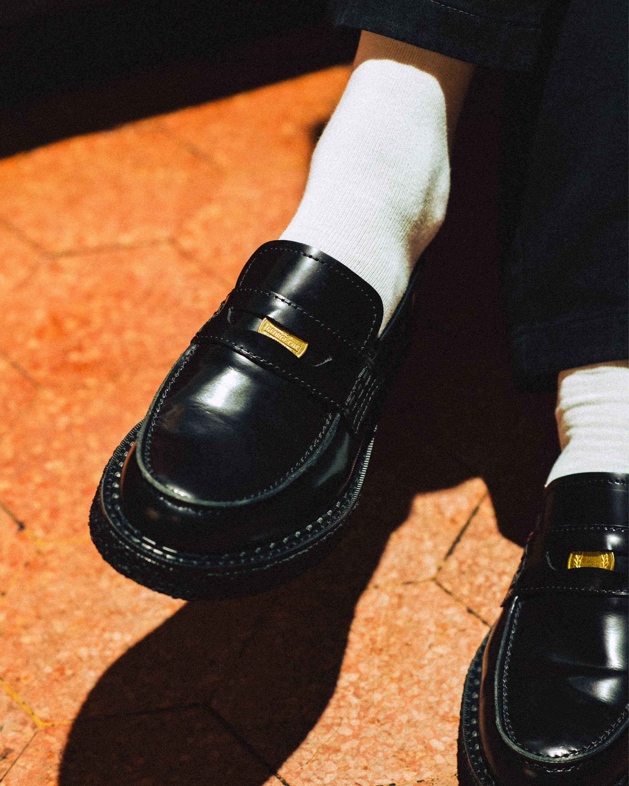 Fred Perry Penny Loafer Black – George Cox