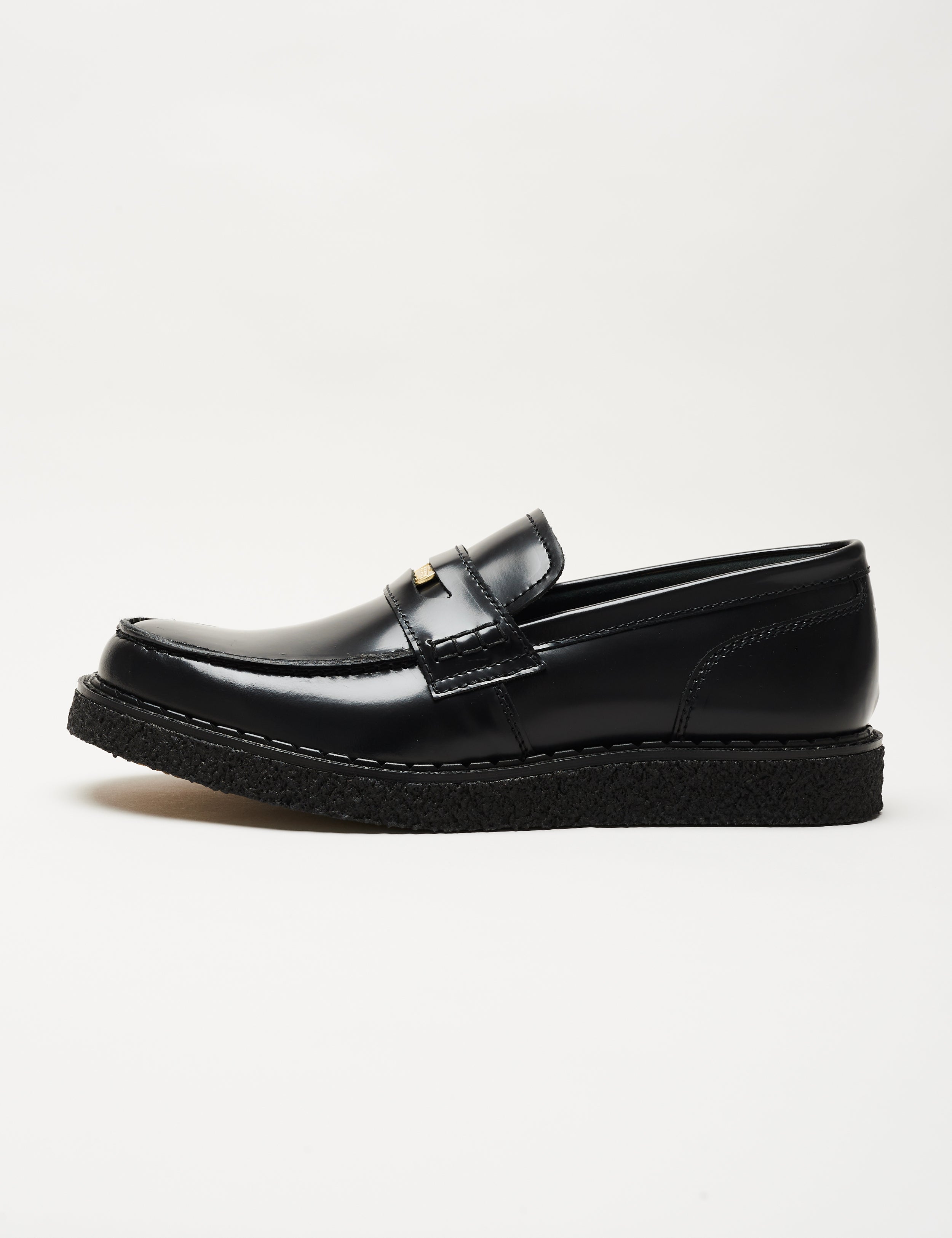 Fred Perry Penny Loafer Black – George Cox