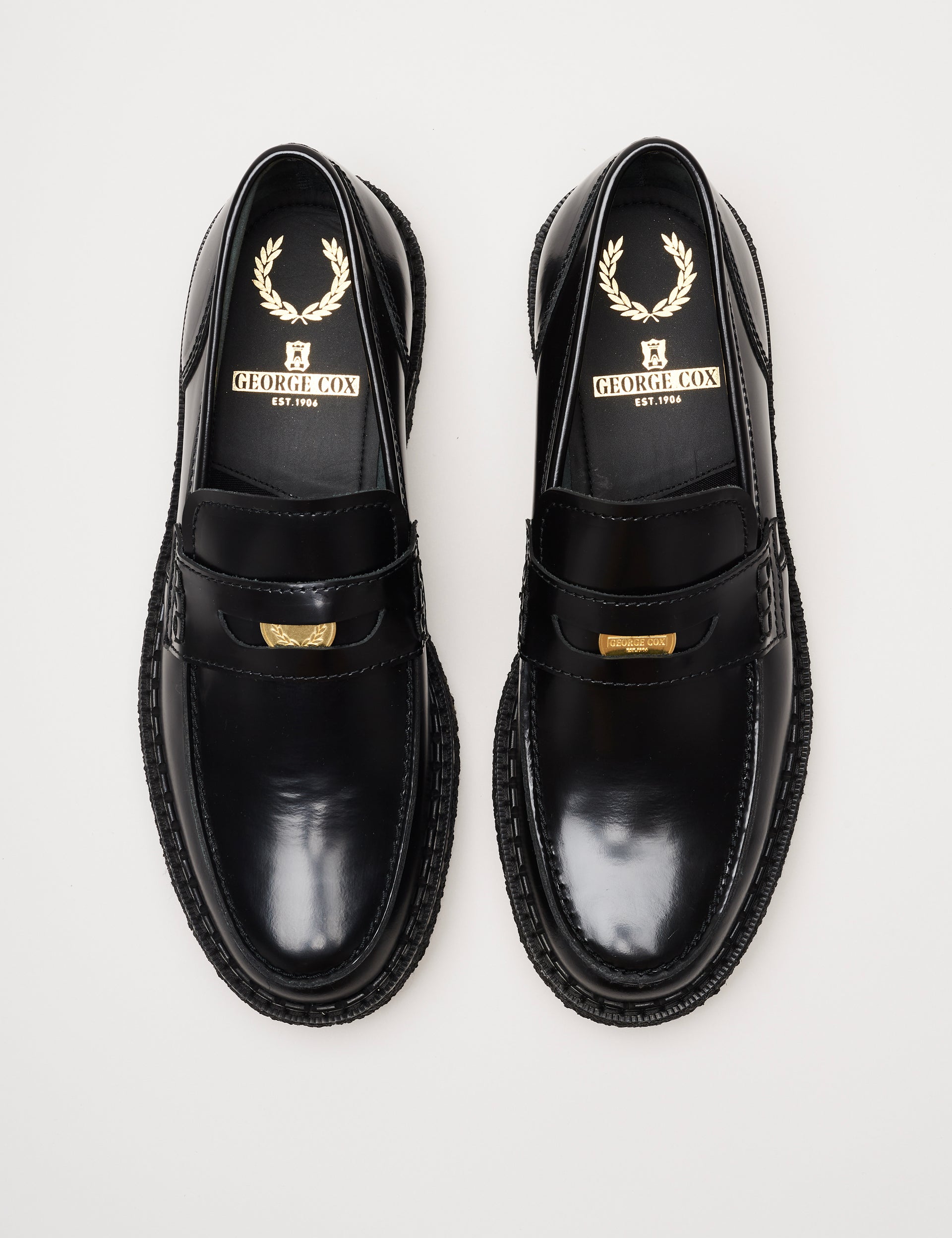 Fred Perry Penny Loafer Black