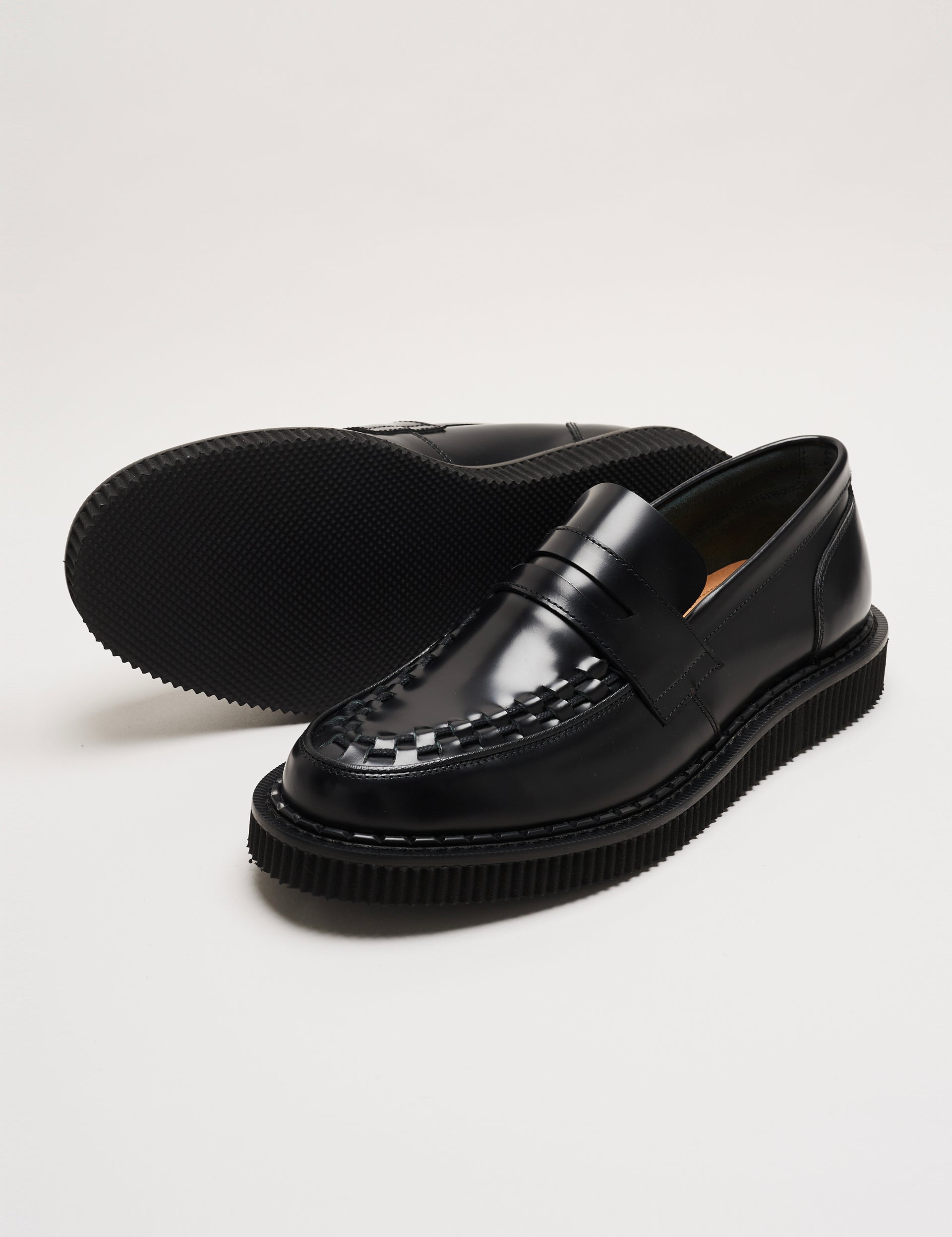 Hatton Penny Loafer Black