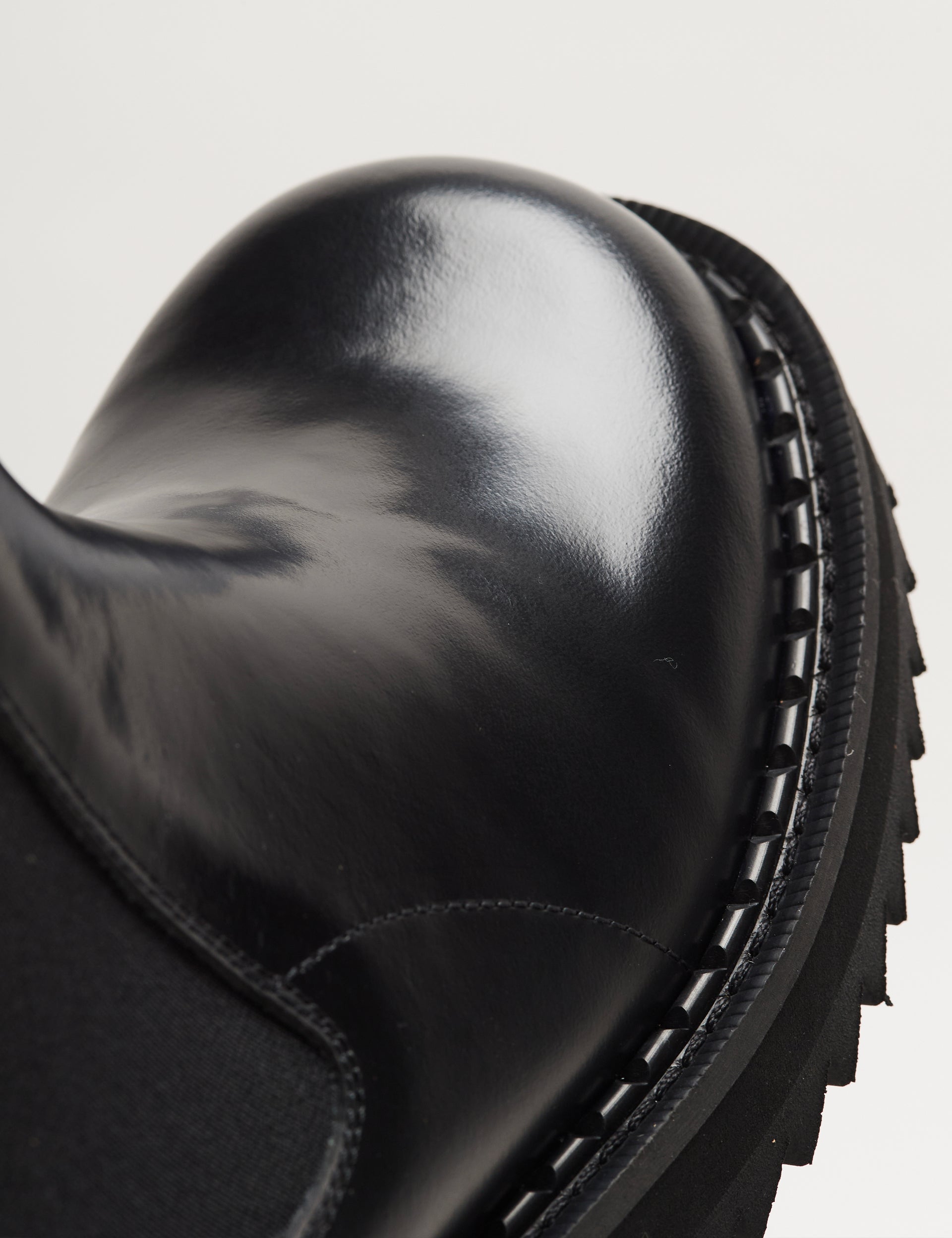 Ripple Bump-Toe Chelsea Boot Black
