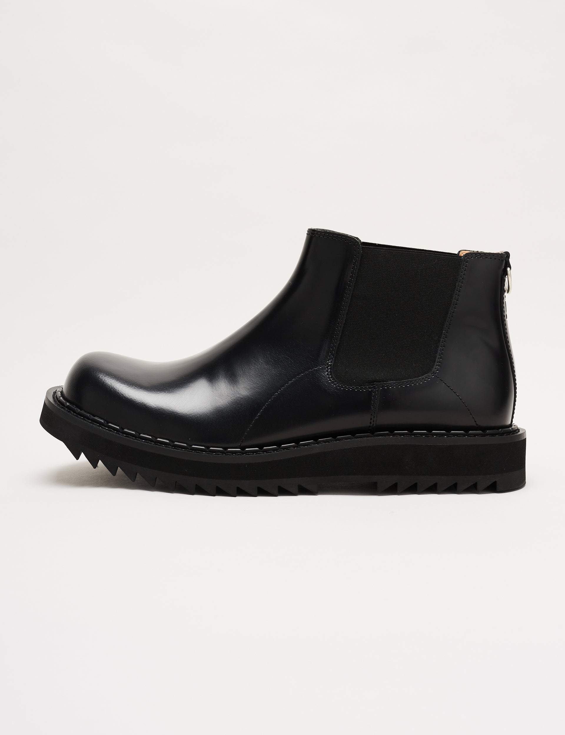 Ripple Bump-Toe Chelsea Boot Black