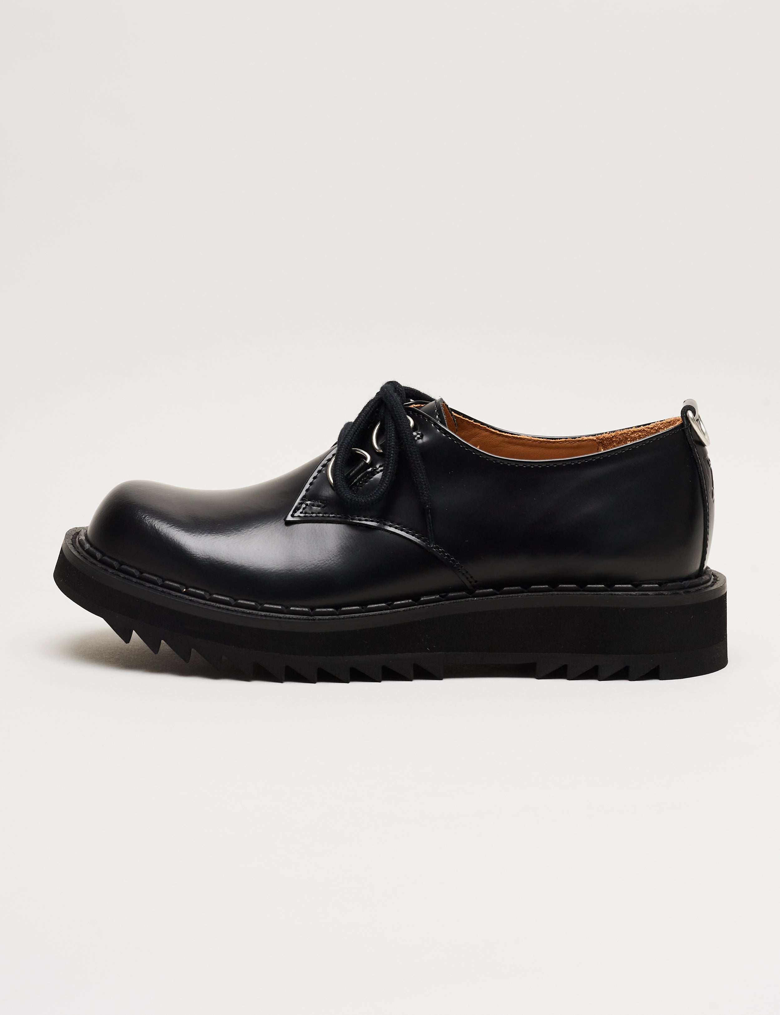E COX ジョージコックス RippleBumpToeDerby Ripple Bump-Toe Derby Black – George Cox