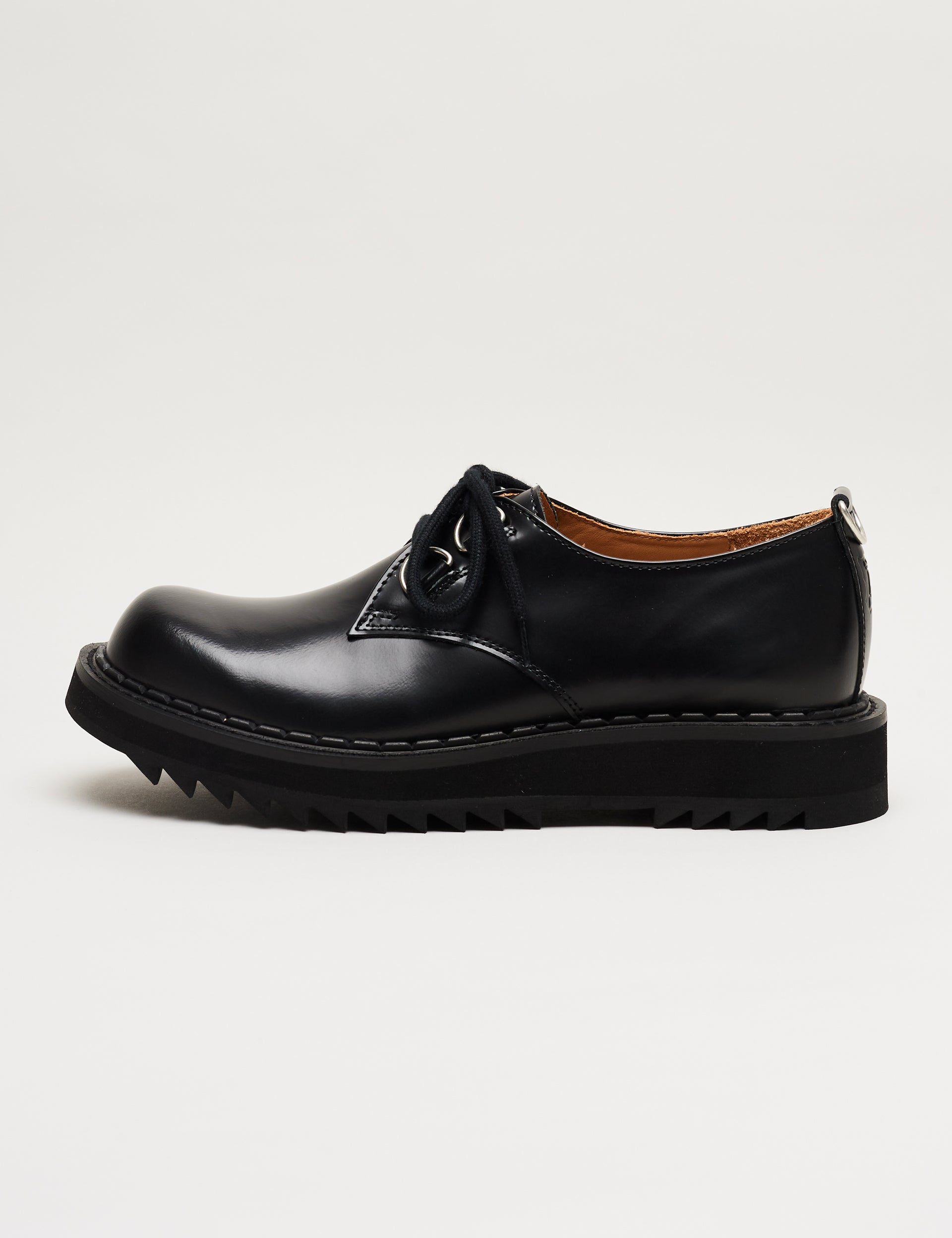 Ripple Bump Toe Derby Black