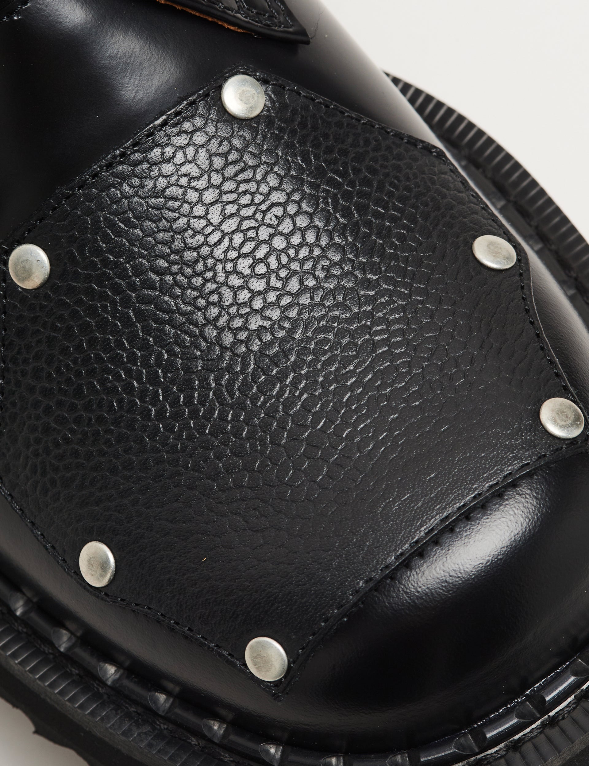 Ripple Bump-Toe Panel Derby Black