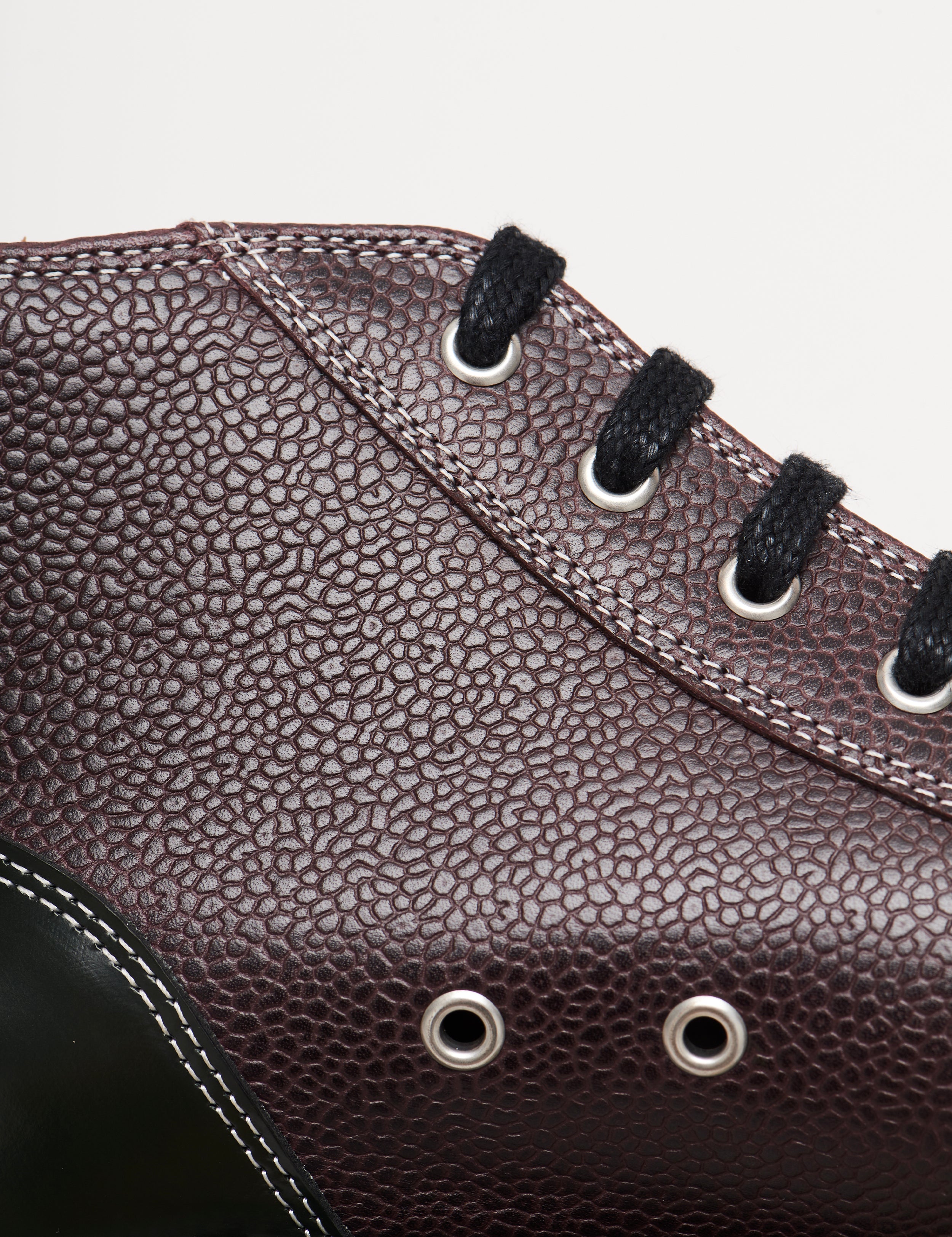 Ripple Monkey Boot Oxblood Pebble/Dark Green – George Cox