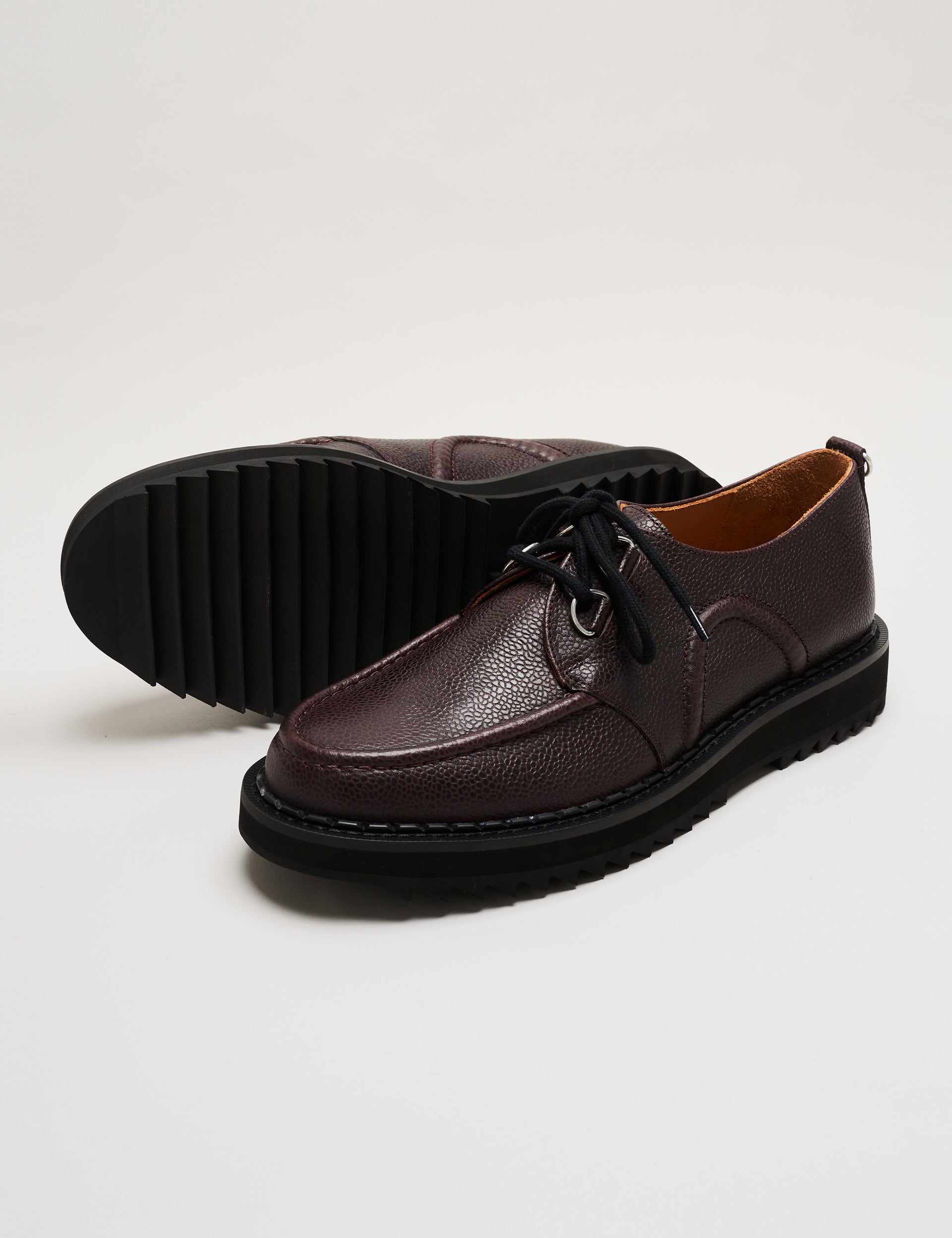 Ripple Viking Derby Oxblood Pebble