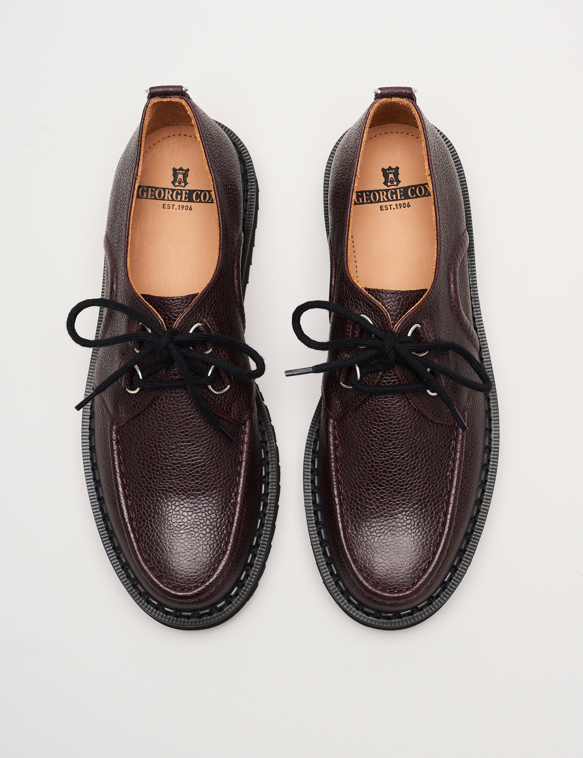 Ripple Viking Derby Oxblood Pebble