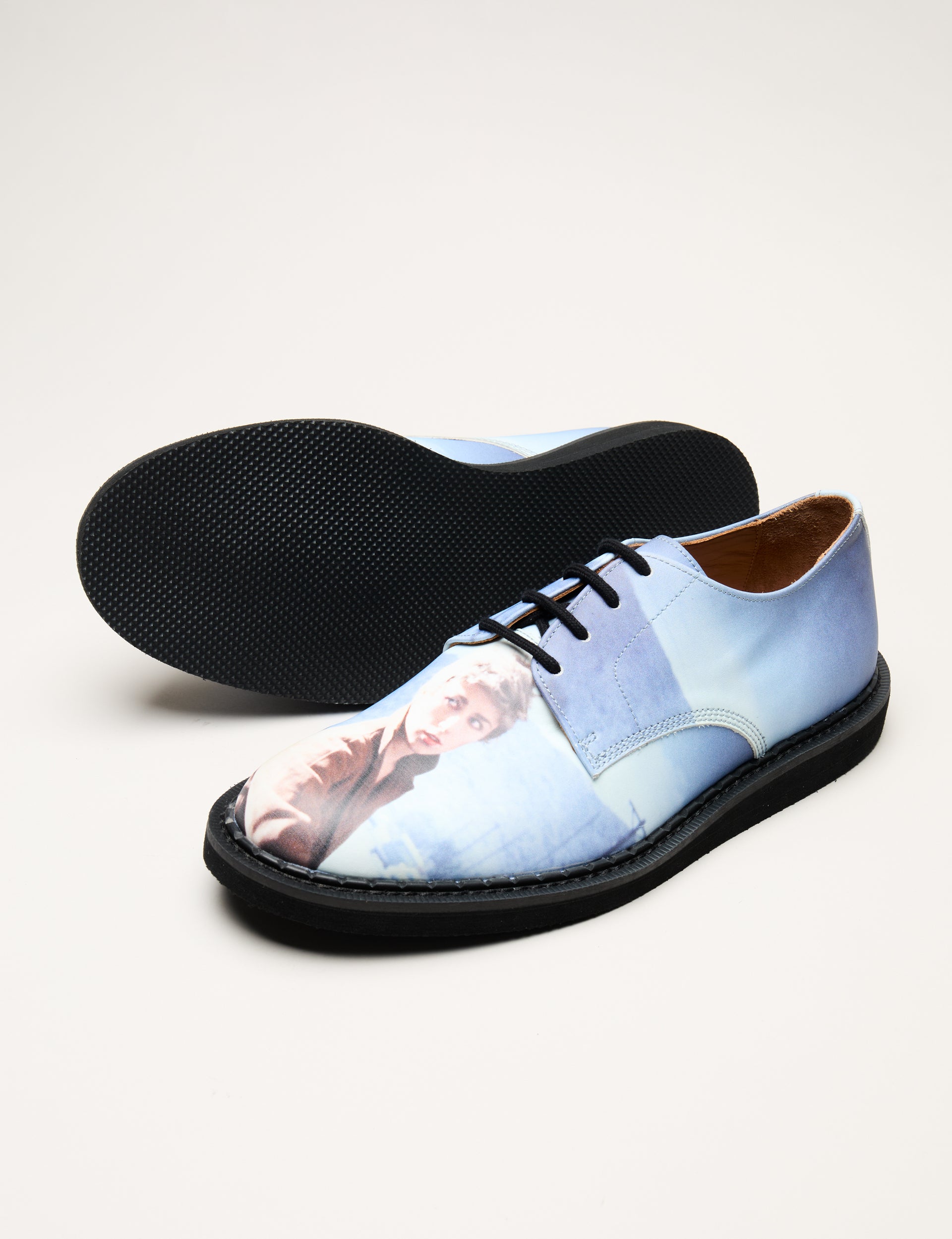 UNDERCOVER 4 Eyelet Derby Blue