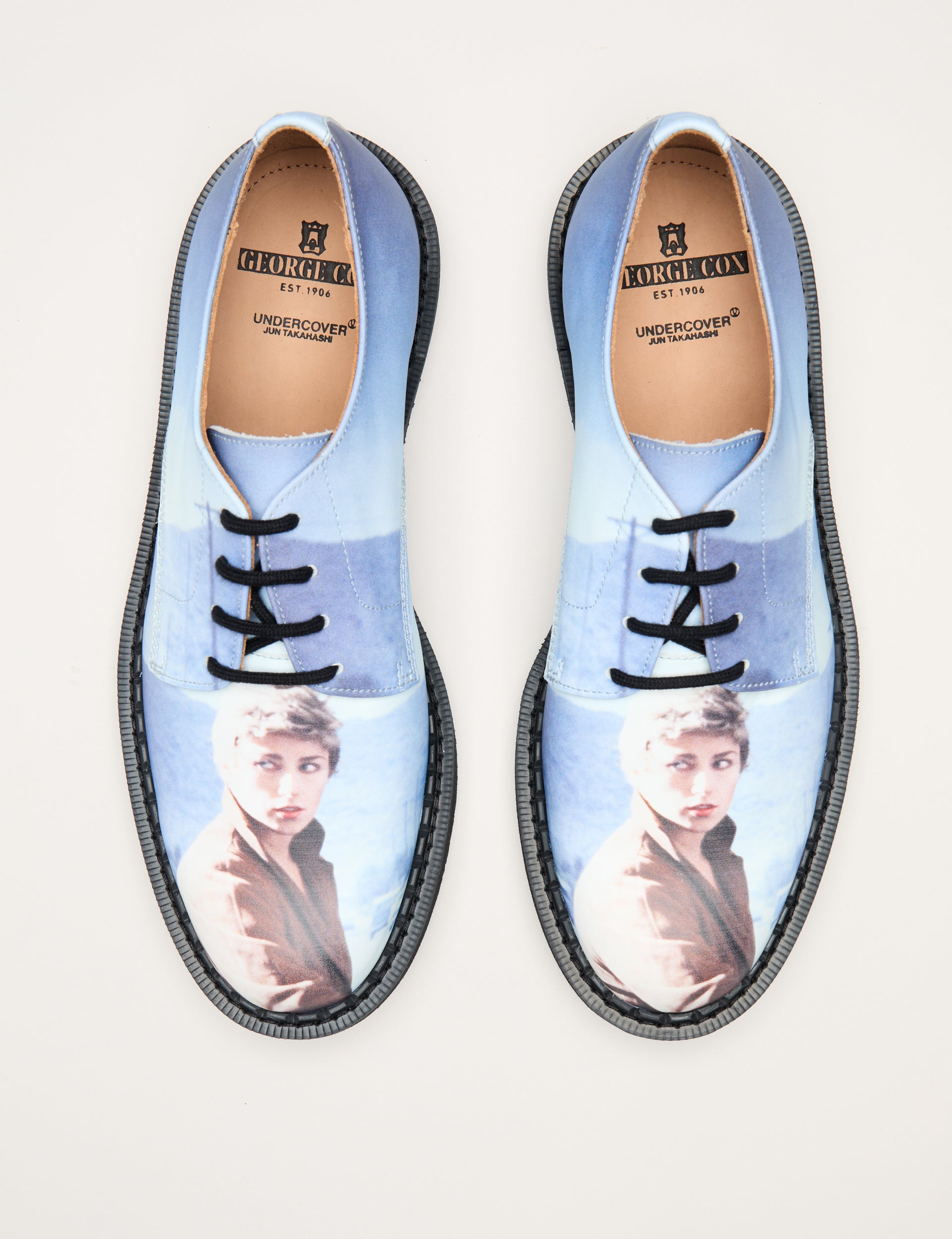 UNDERCOVER 4 Eyelet Derby Blue