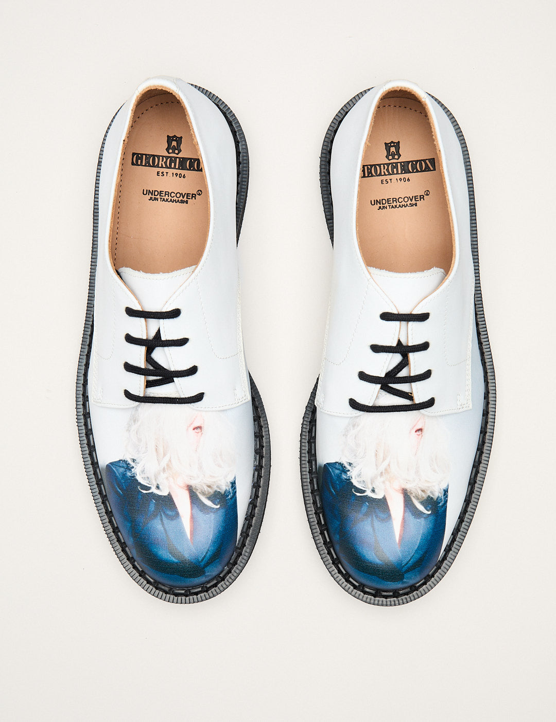 UNDERCOVER 4 Eyelet Derby White