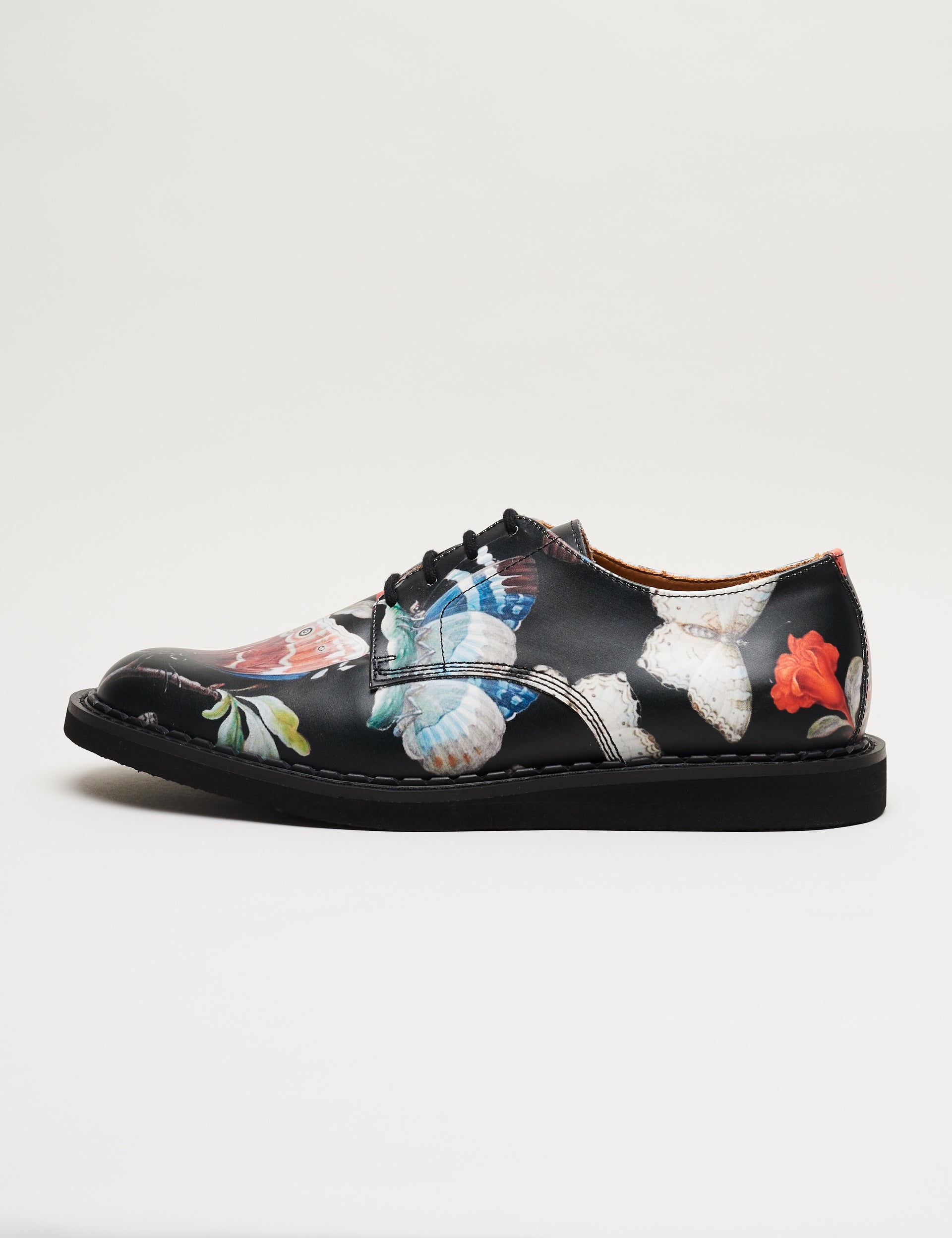 Undercover 4 Eyelet Derby Butterfly Print