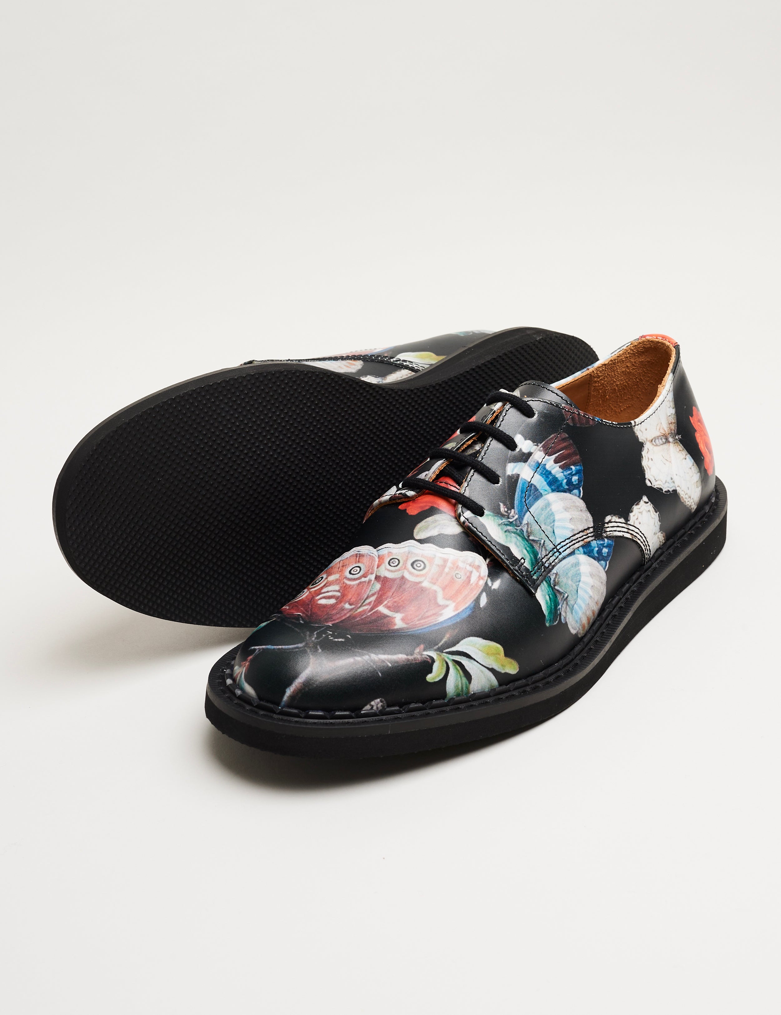Undercover 4 Eyelet Derby Butterfly Print – George Cox