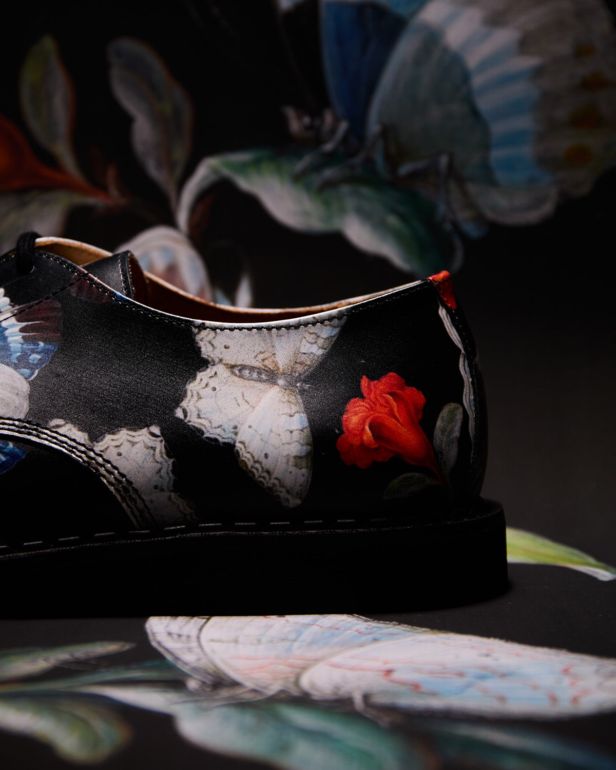 Undercover 4 Eyelet Derby Butterfly Print – George Cox