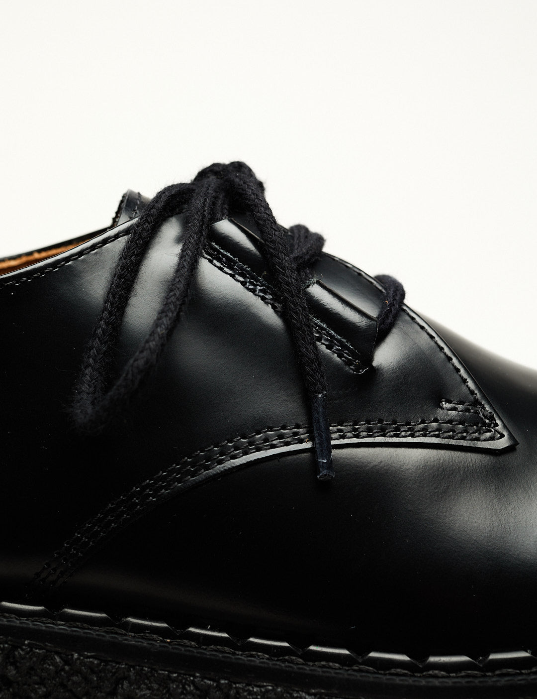 YMC Bump Toe Ghillie Derby Black