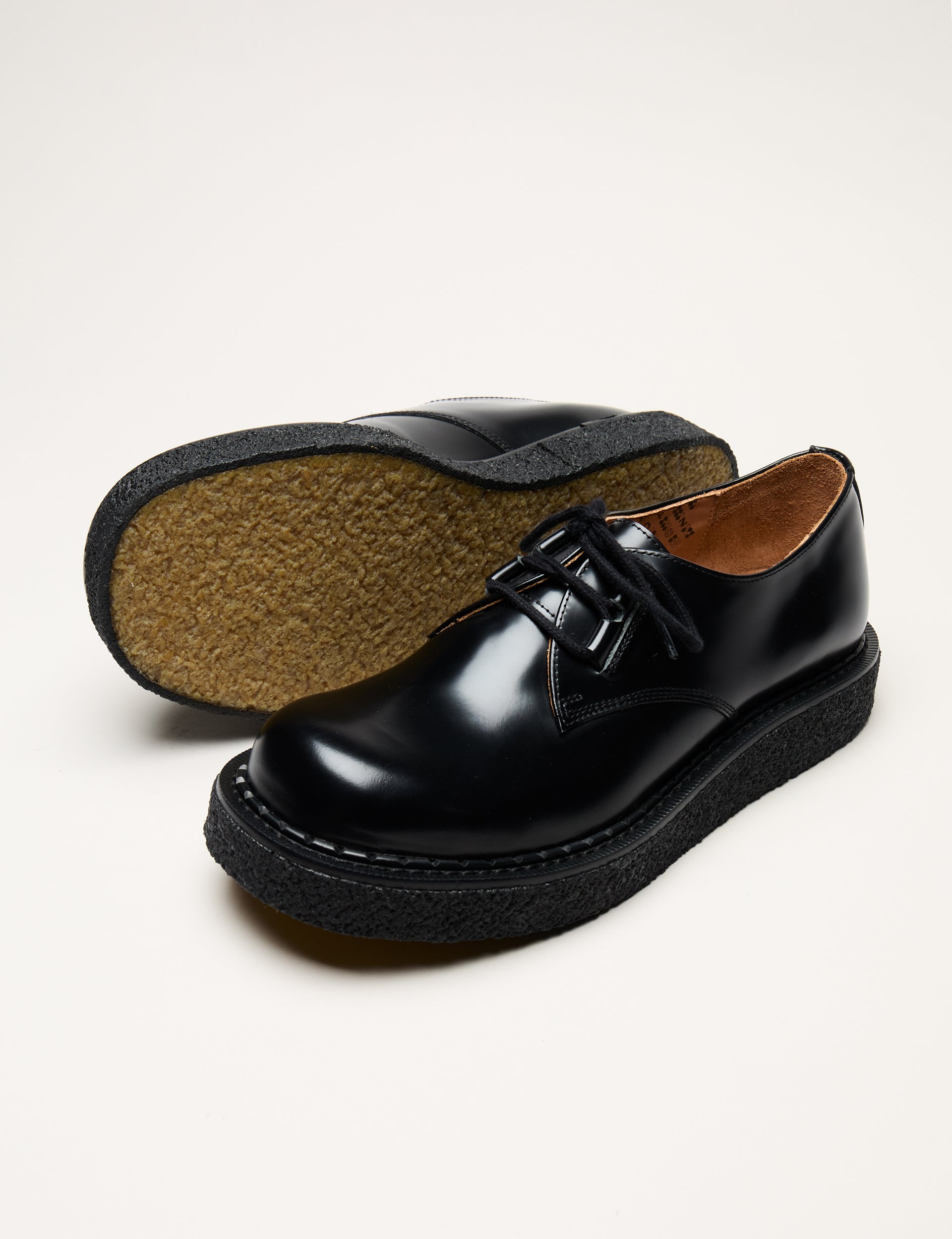 YMC Bump Toe Ghillie Derby Black