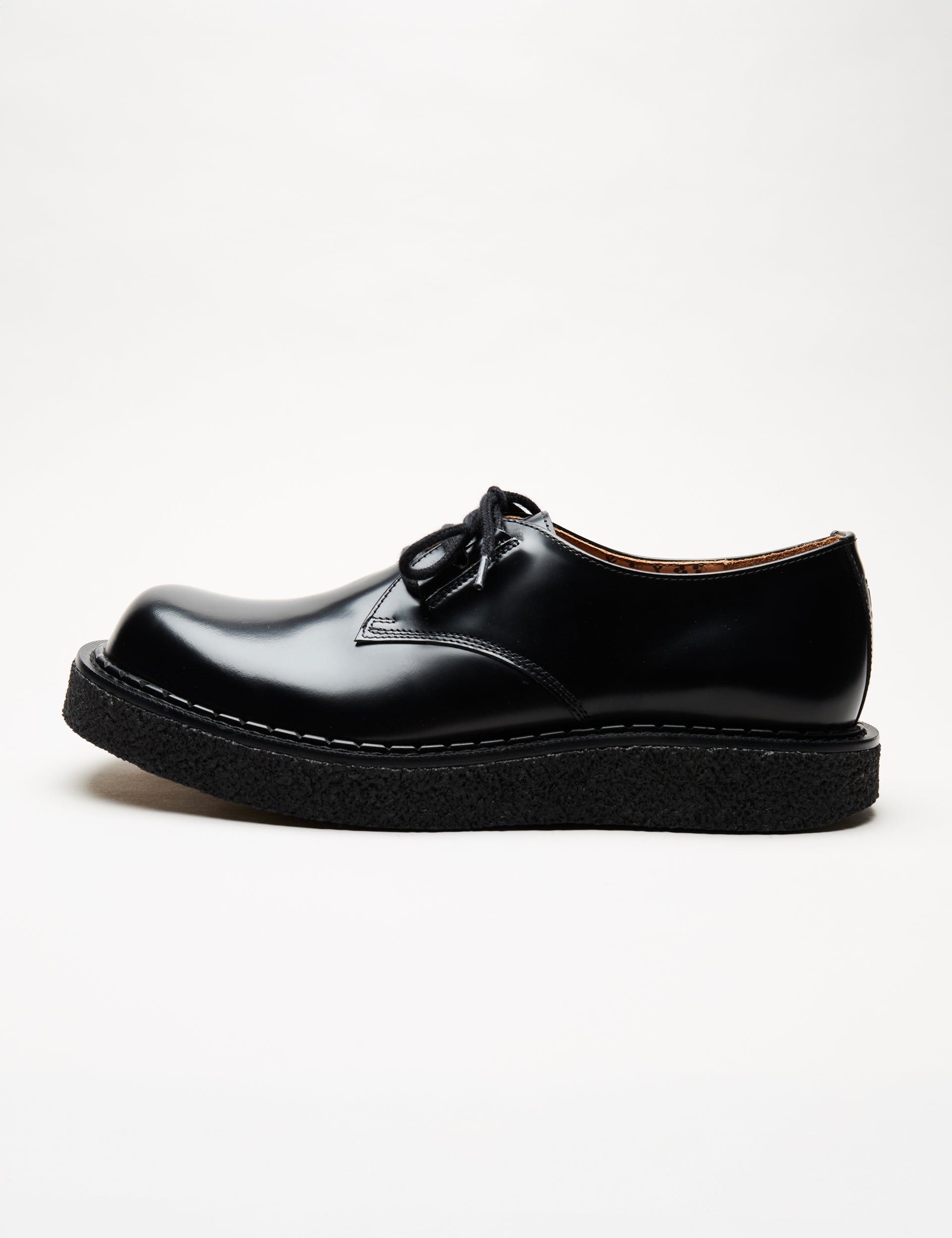 YMC Bump Toe Ghillie Derby Black