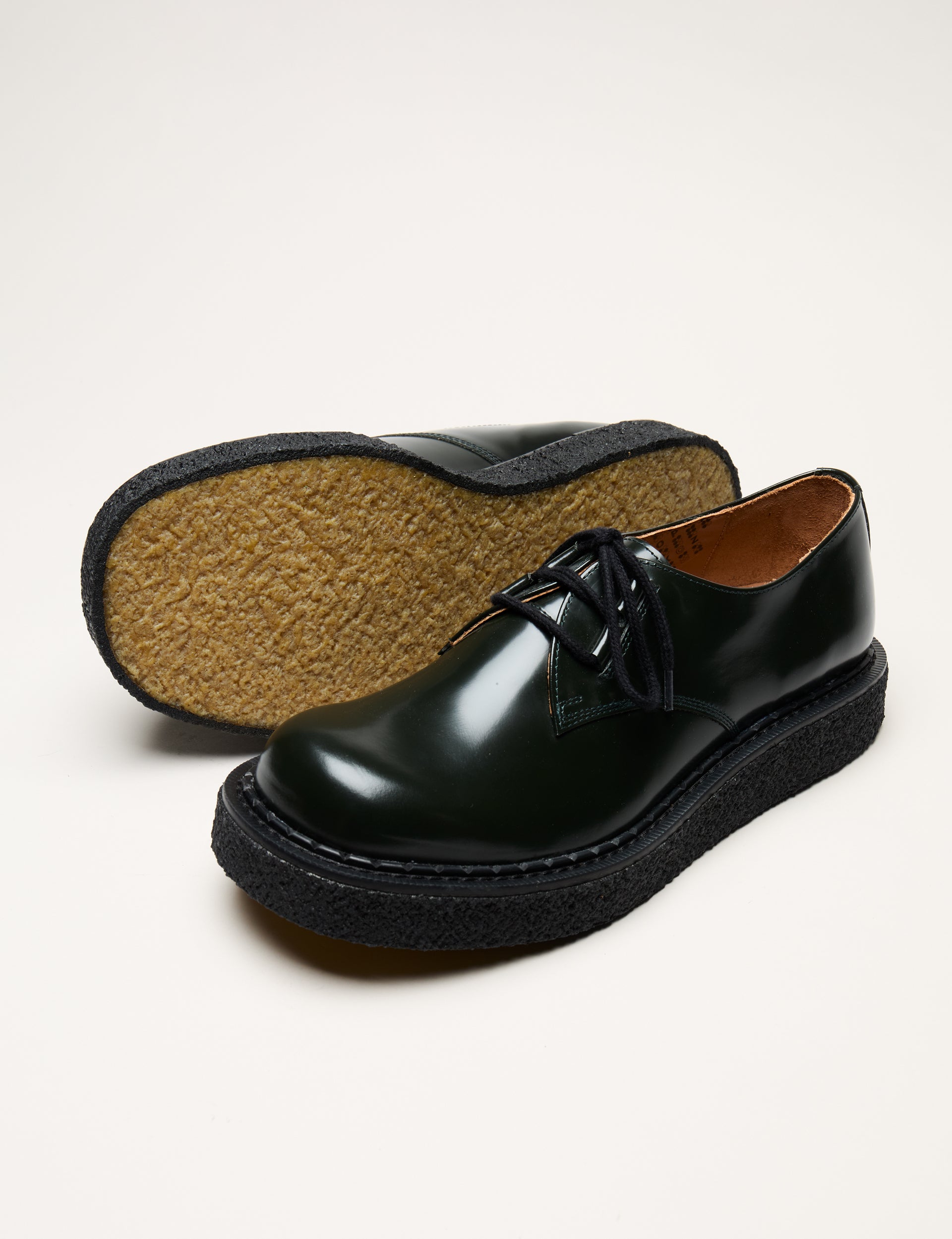 YMC Bump Toe Ghillie Derby Dark Green