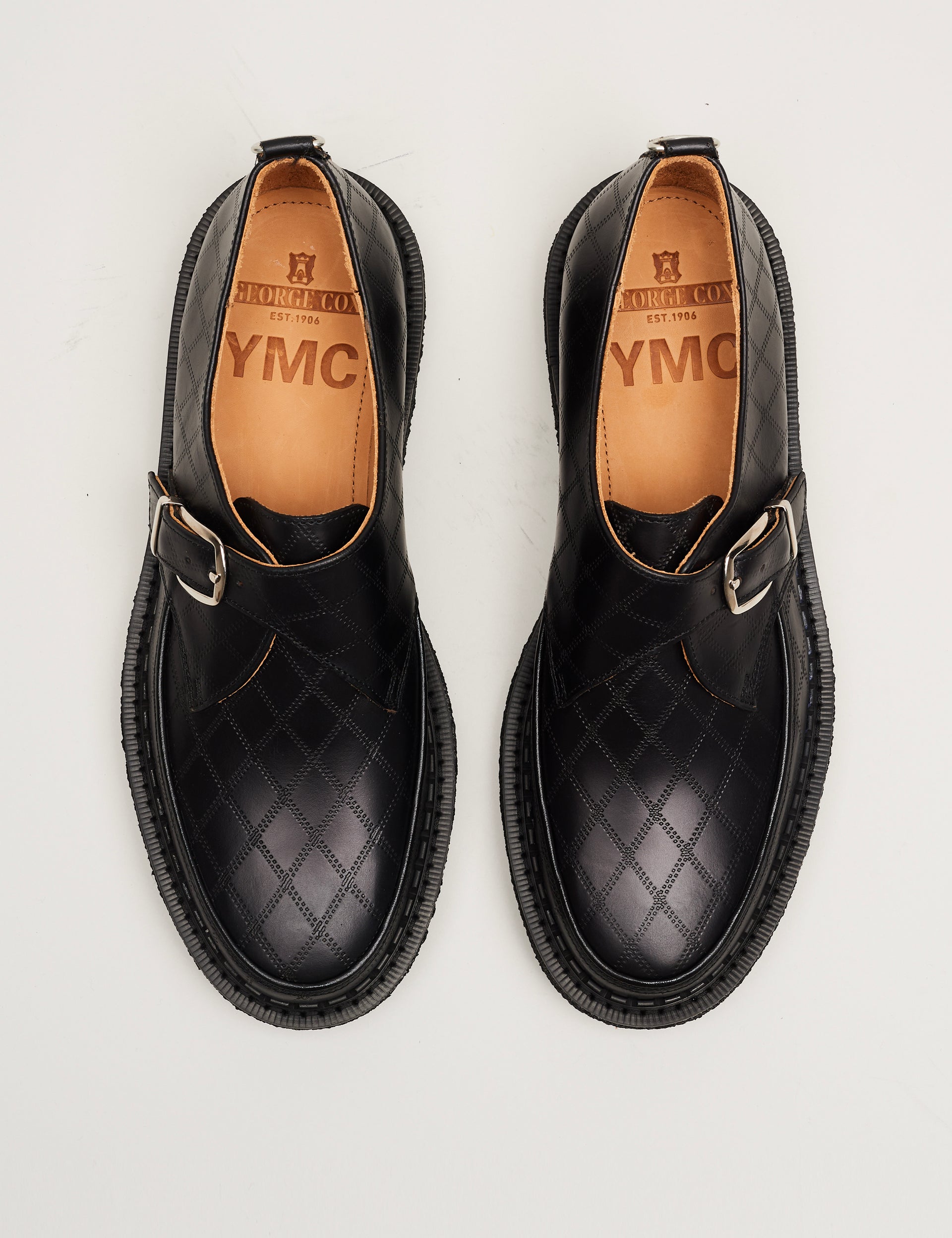 YMC Ripple Hatton Monk Black Argyle