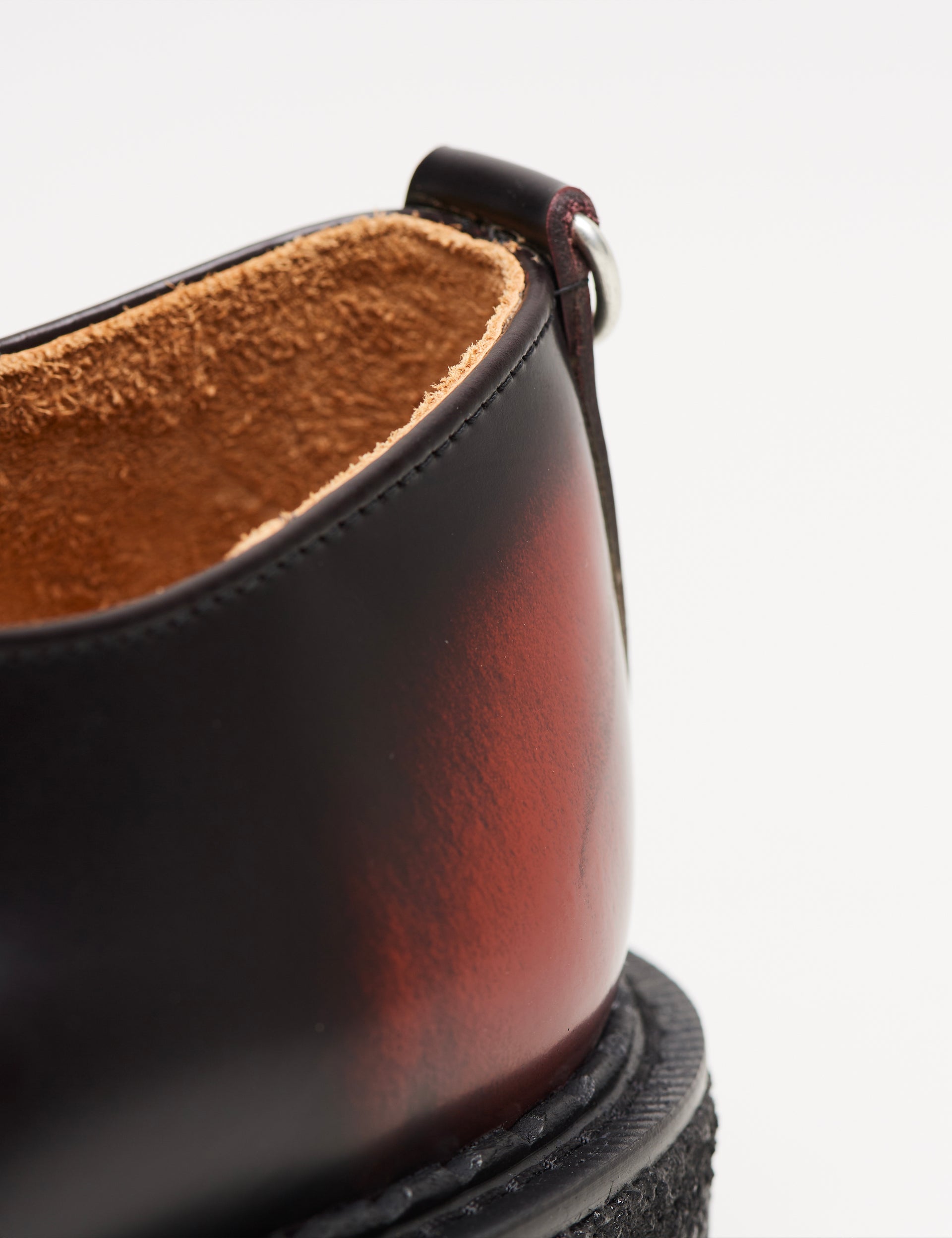 YMC Ripple Hatton Monk Oxblood Rub-Off