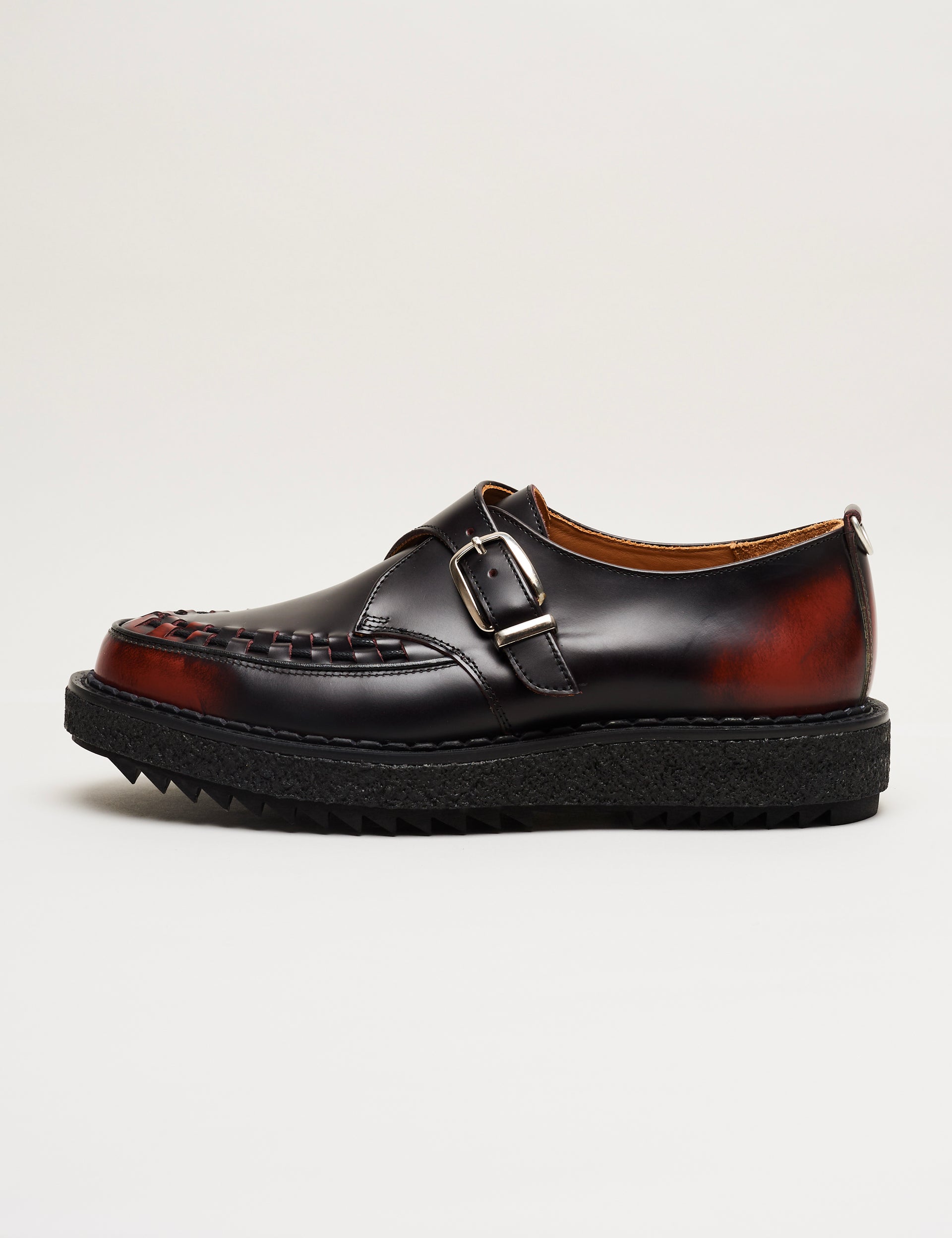 YMC Ripple Hatton Monk Oxblood Rub-Off