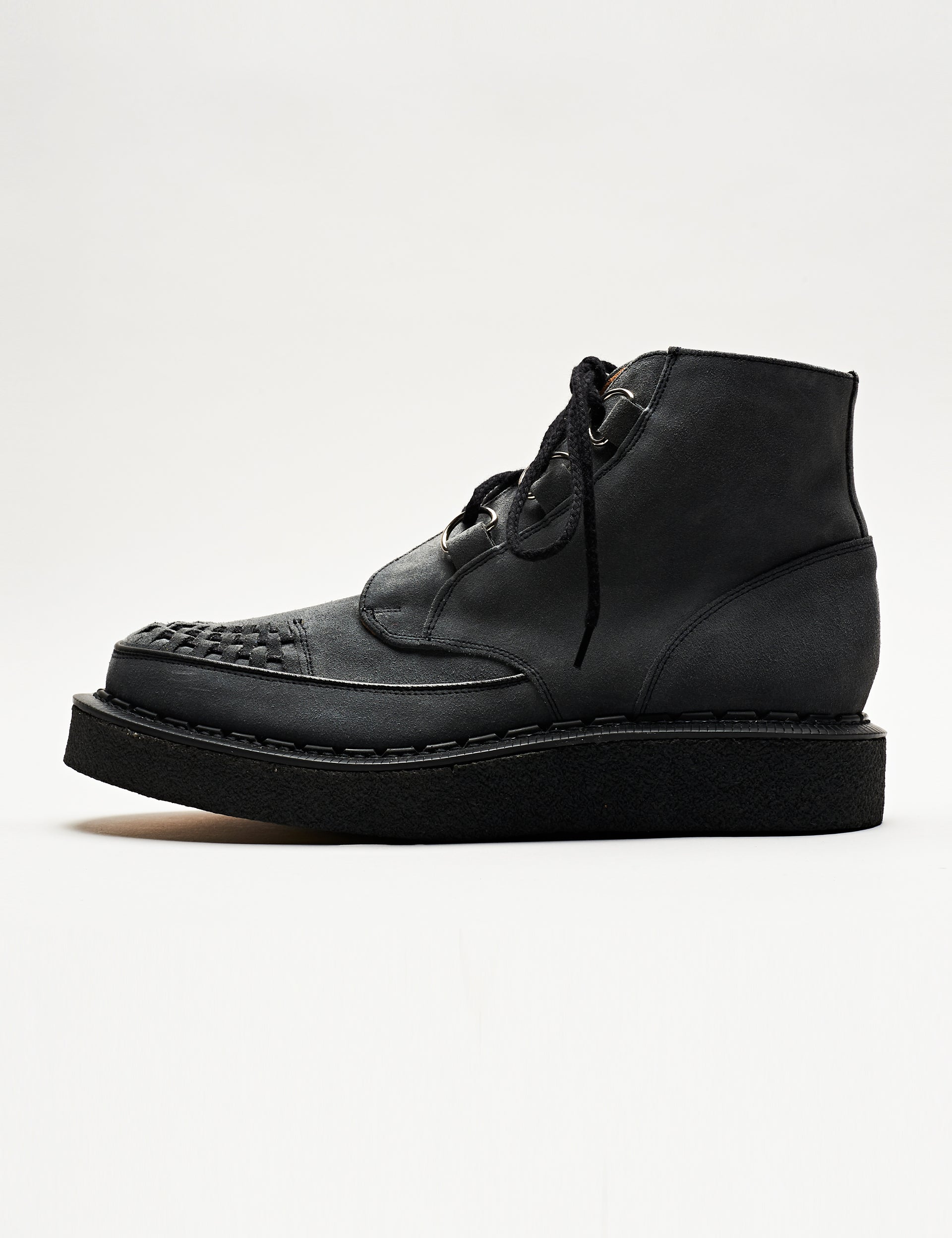 Skipton Boot Charcoal Suede Profile
